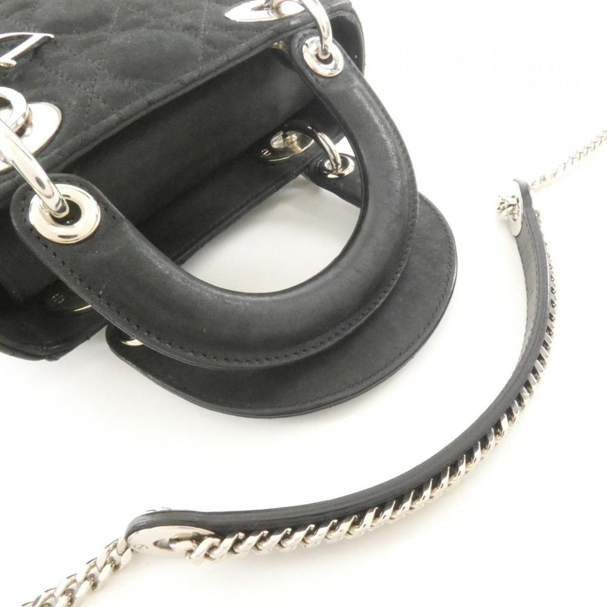 Christian Dior Black Leather Handbag (Pre-Owned)