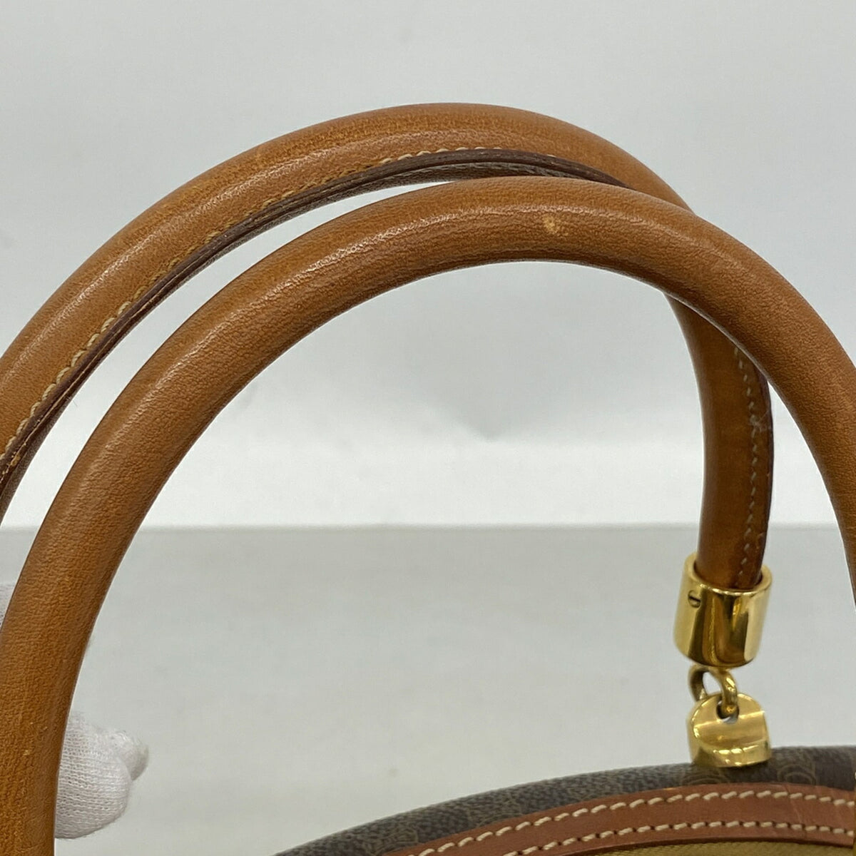Celine Brown Pvc Handbag (Pre-Owned)