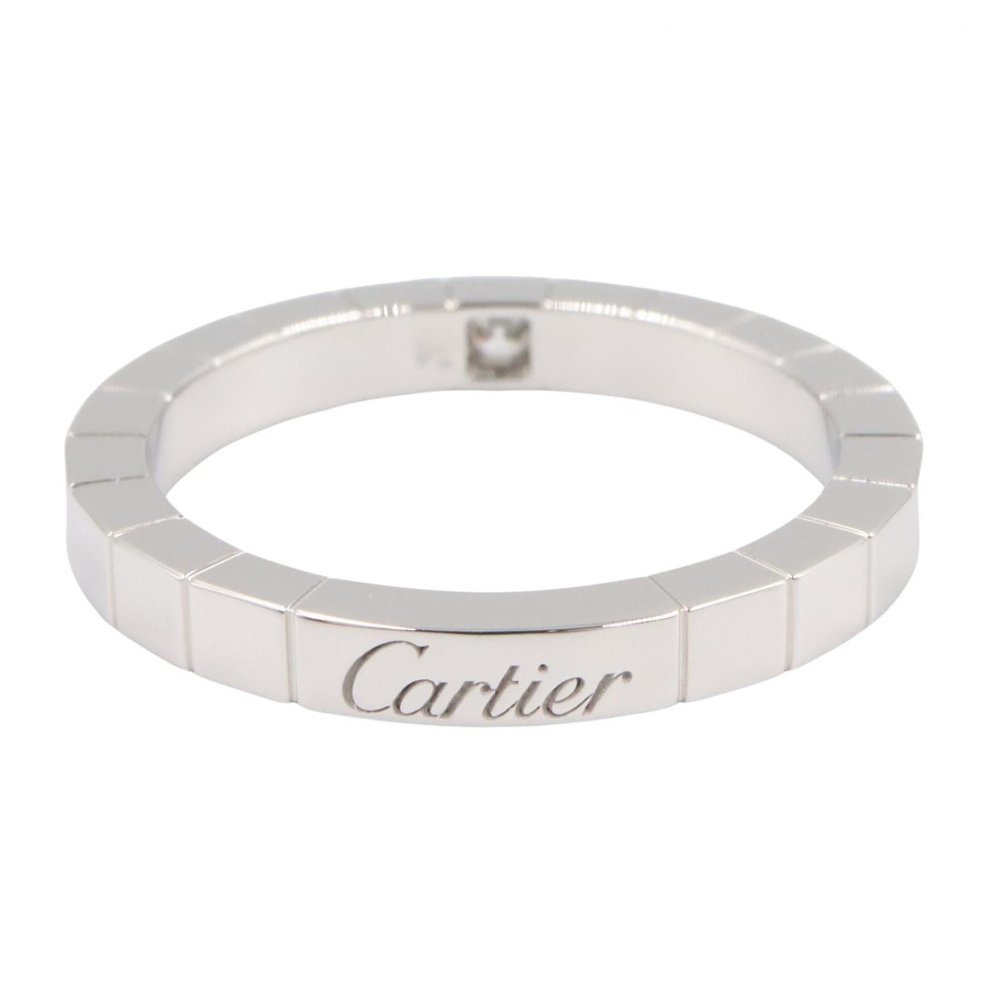Cartier Silver Clear White Gold (18K) Band Ring (Pre-Owned)
