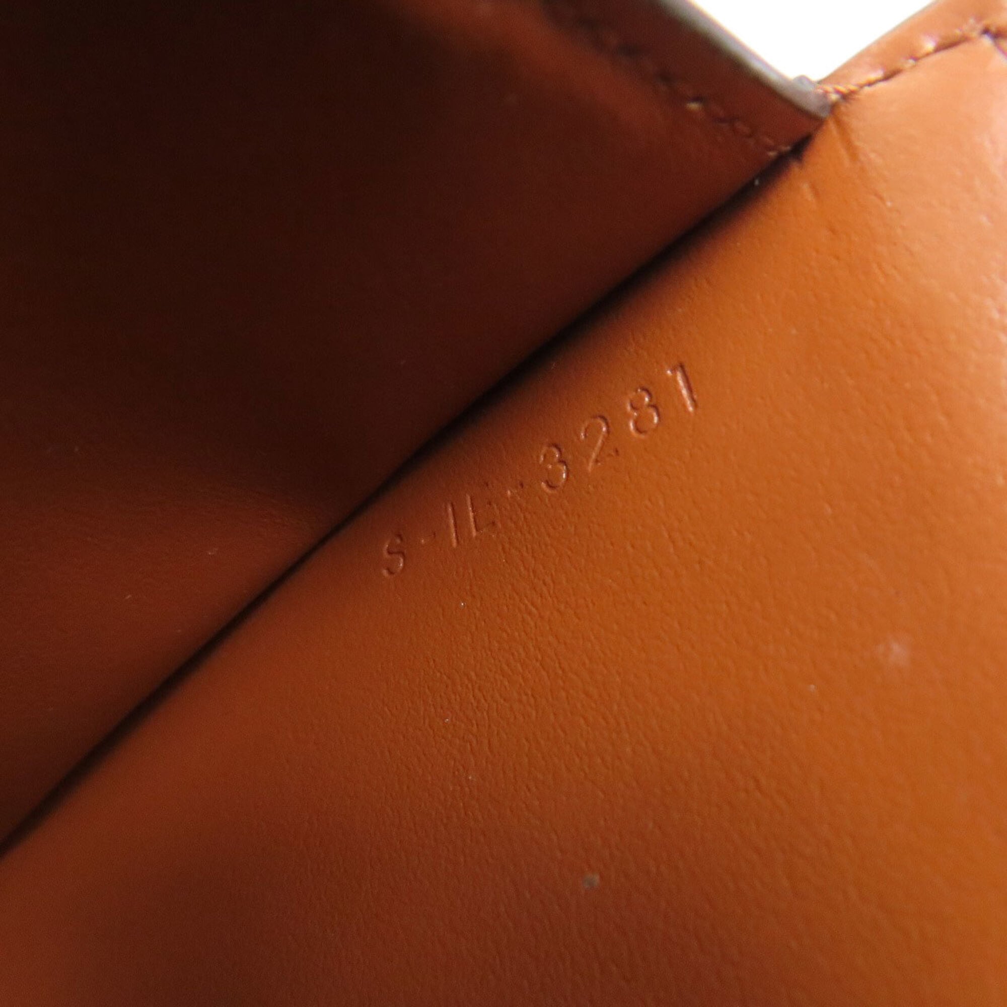 Celine Brown Canvas Leather Wallet (Tri-Fold) (Pre-Owned)