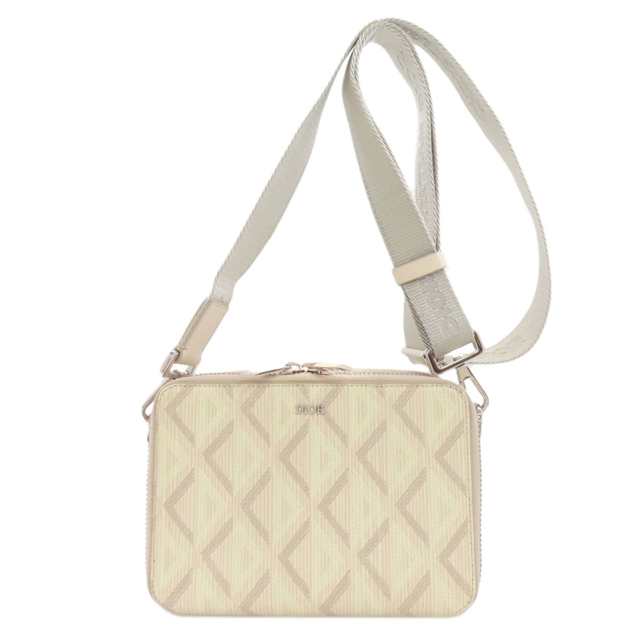 Christian Dior Ivory Pvc Shoulder Bag (Pre-Owned)
