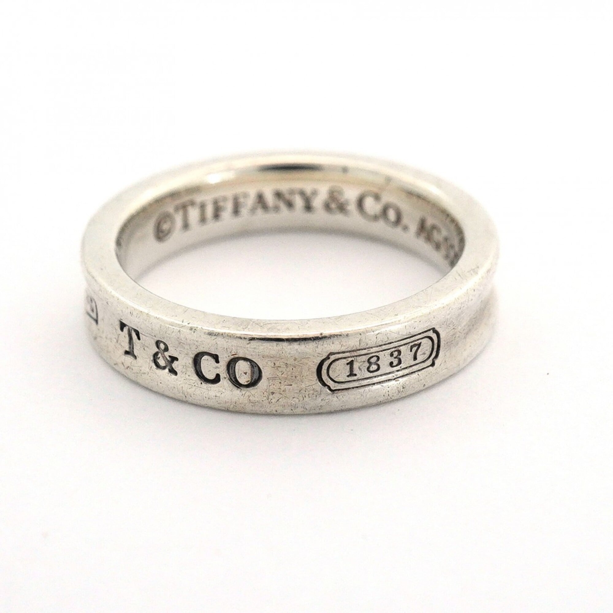 Tiffany Silver 925 Band Ring (Pre-Owned)