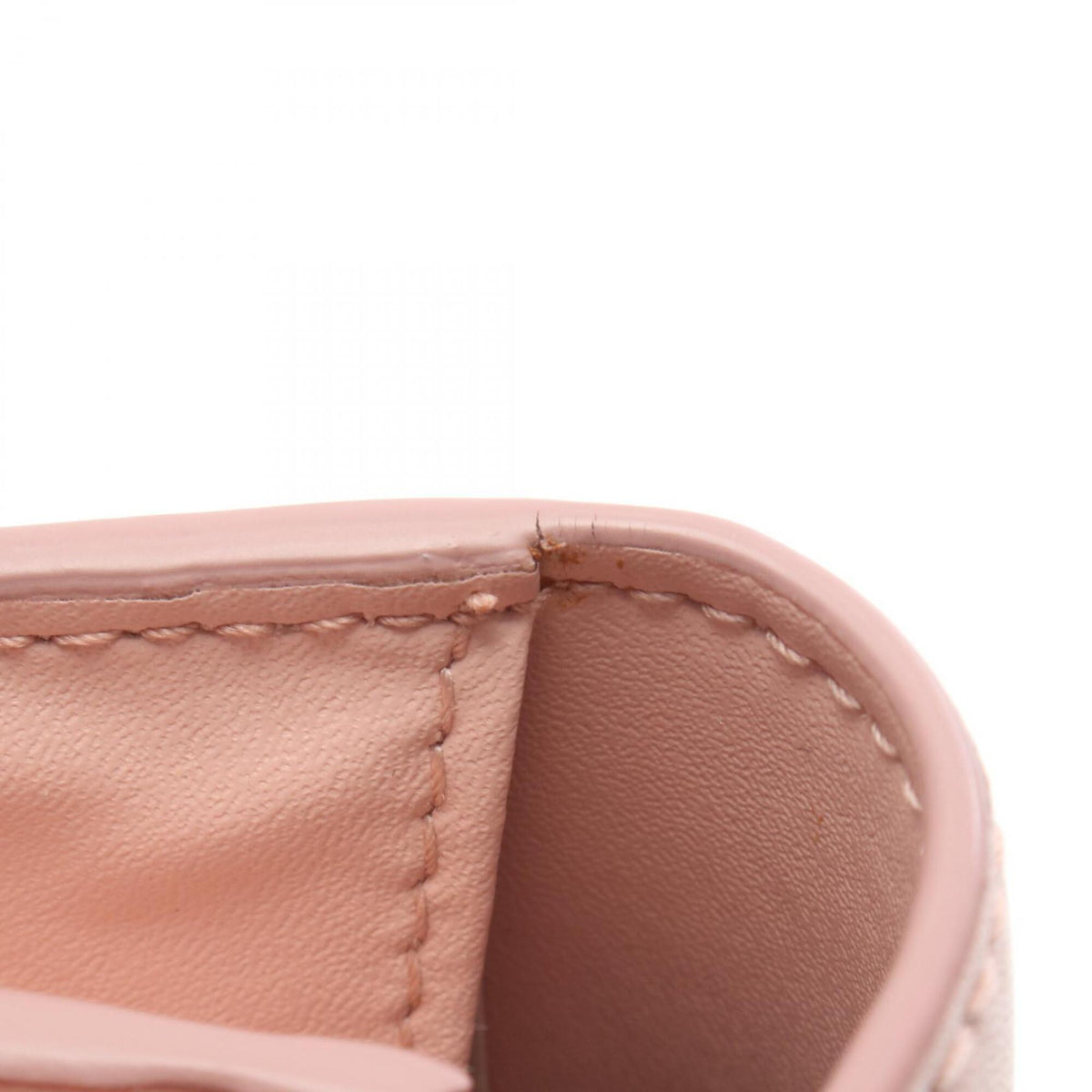 Salvatore Ferragamo Pink Leather Long Wallet (Bi-Fold) (Pre-Owned)