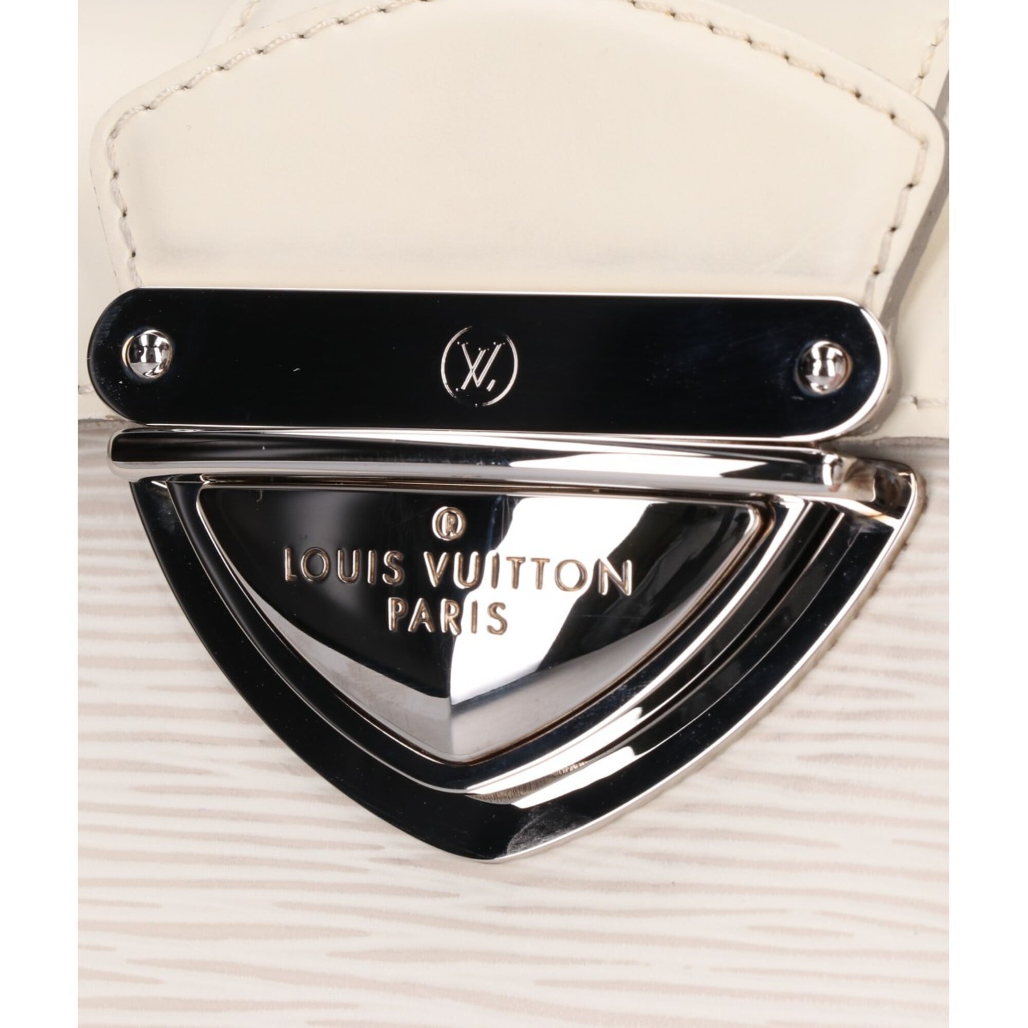Louis Vuitton Lv Off White Epi Leather Handbag (Pre-Owned)
