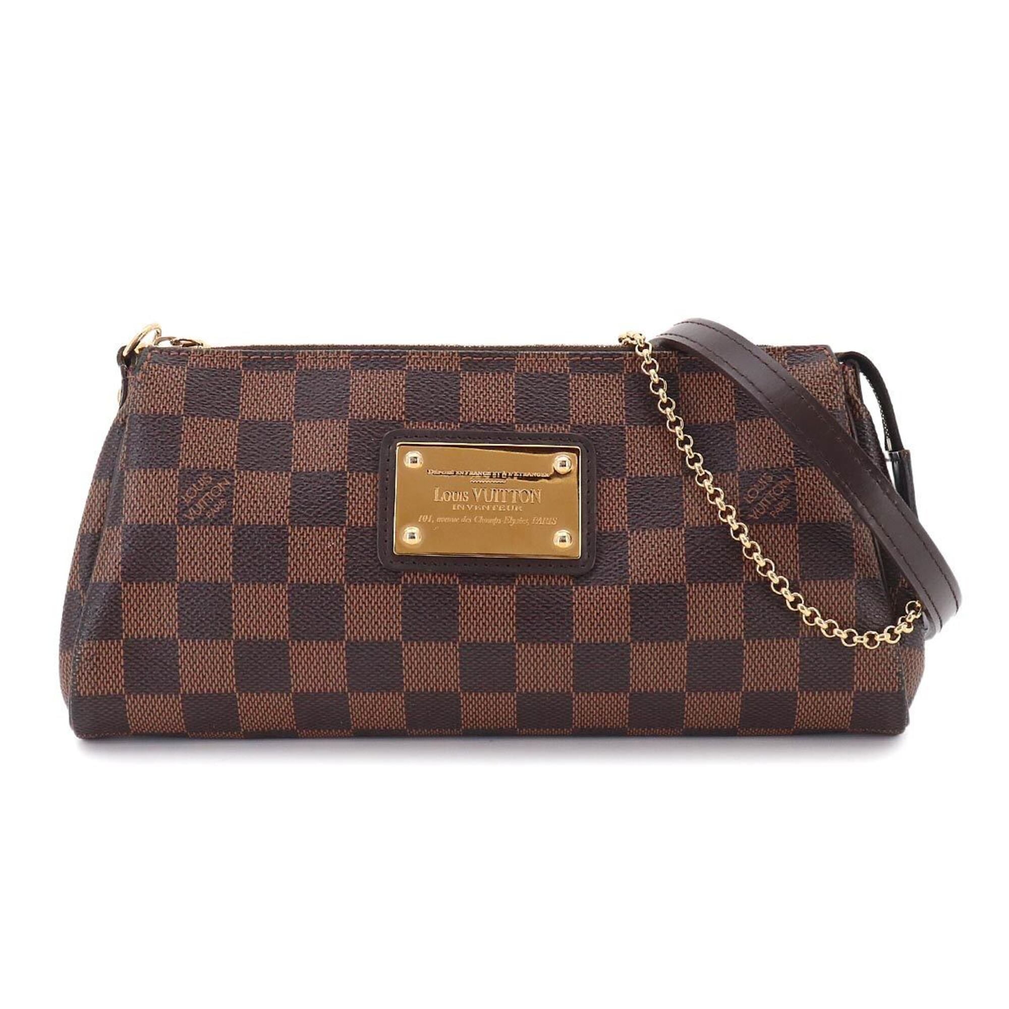 Louis Vuitton Ebene Damier Canvas Handbag Shoulder Bag (Pre-Owned)