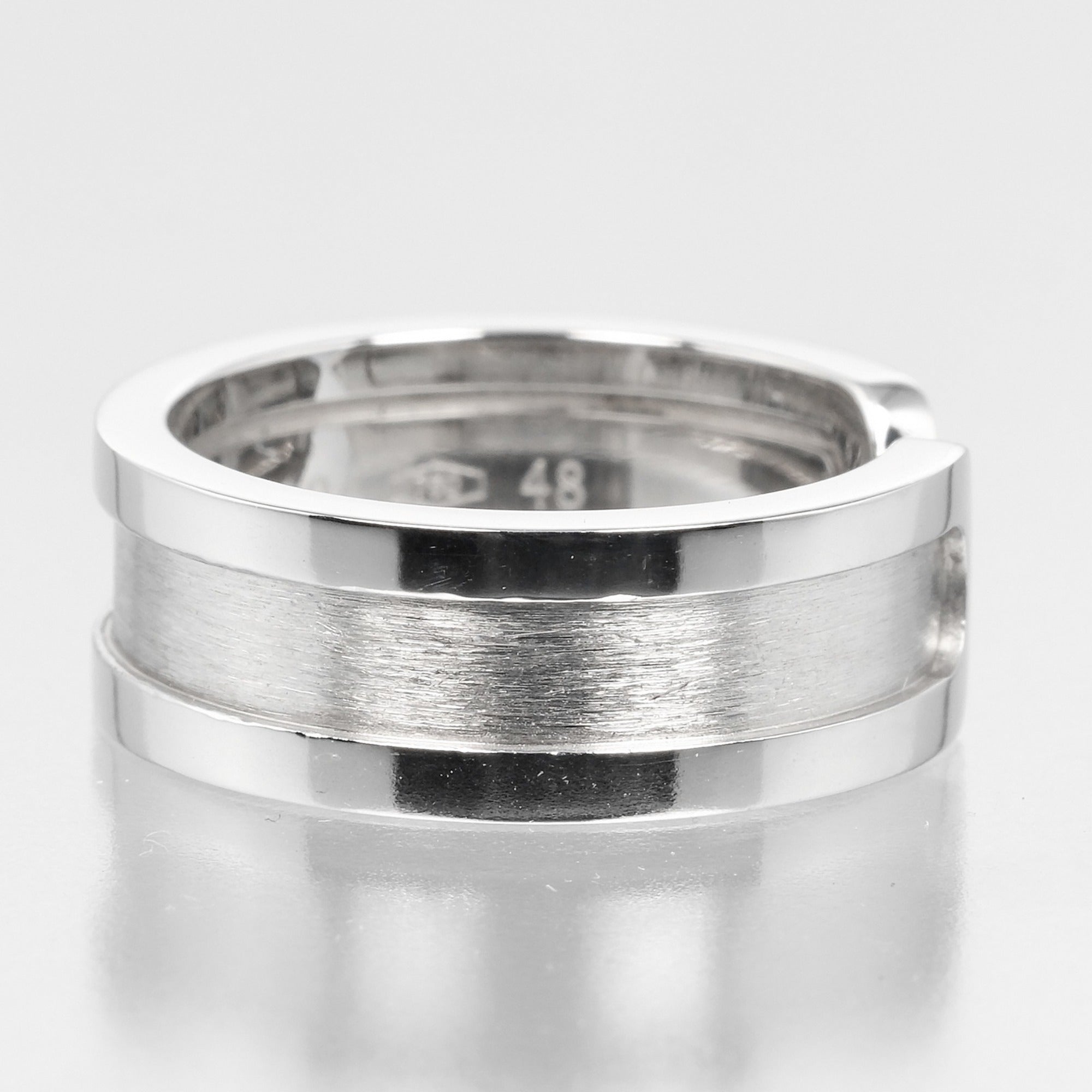 Cartier White Gold White Gold (18K) Band Ring (Pre-Owned)