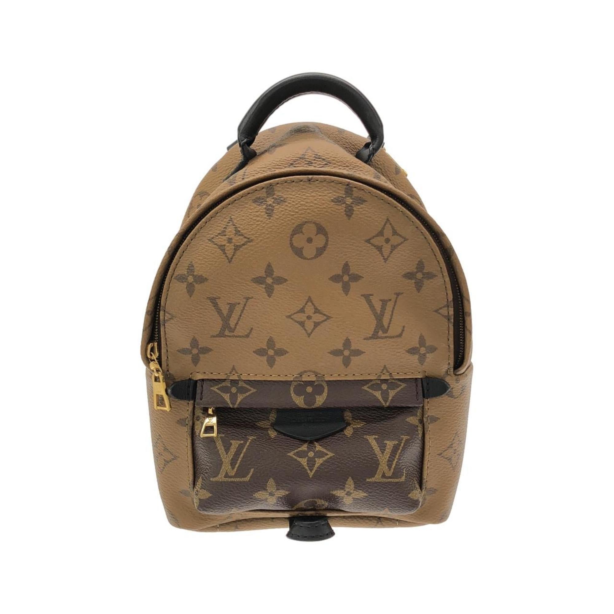 Louis Vuitton Brown Coated Canvas Backpack (Pre-Owned)