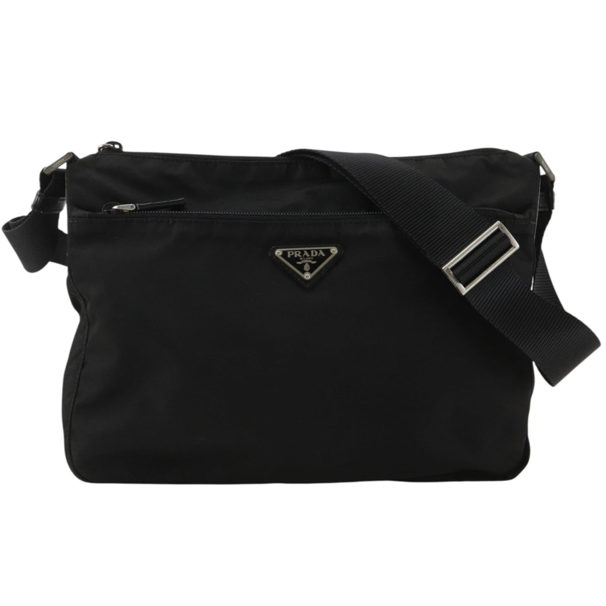 Prada Black Nylon Shoulder Bag (Pre-Owned)