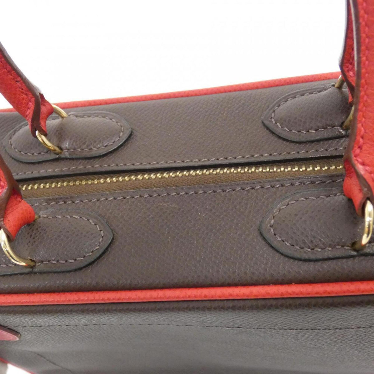 Hermes Chocolat Epsom Leather Handbag (Pre-Owned)