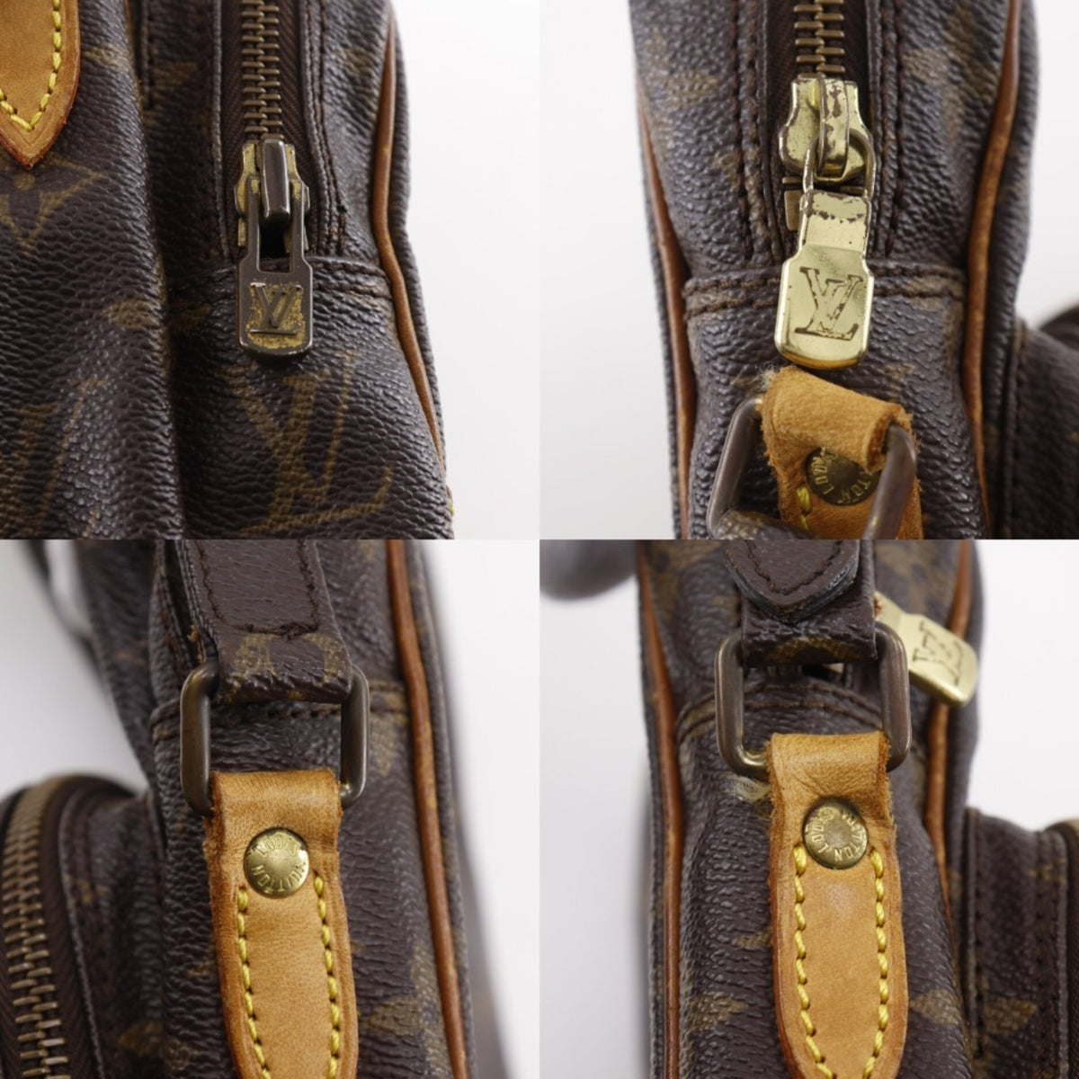 Louis Vuitton Brown Monogram Canvas Shoulder Bag (Pre-Owned)