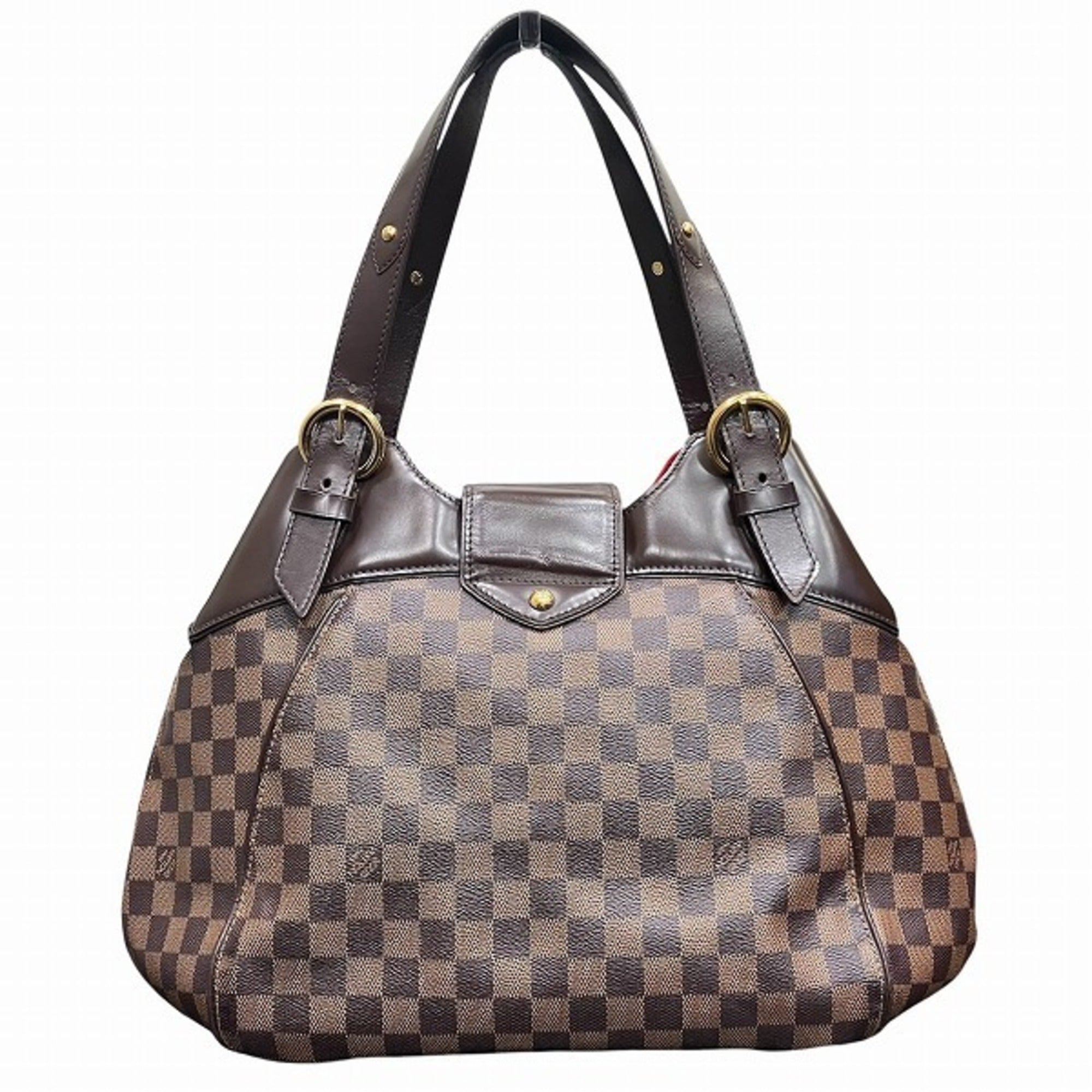 Louis Vuitton Brown Damier Canvas Handbag Shoulder Bag (Pre-Owned)
