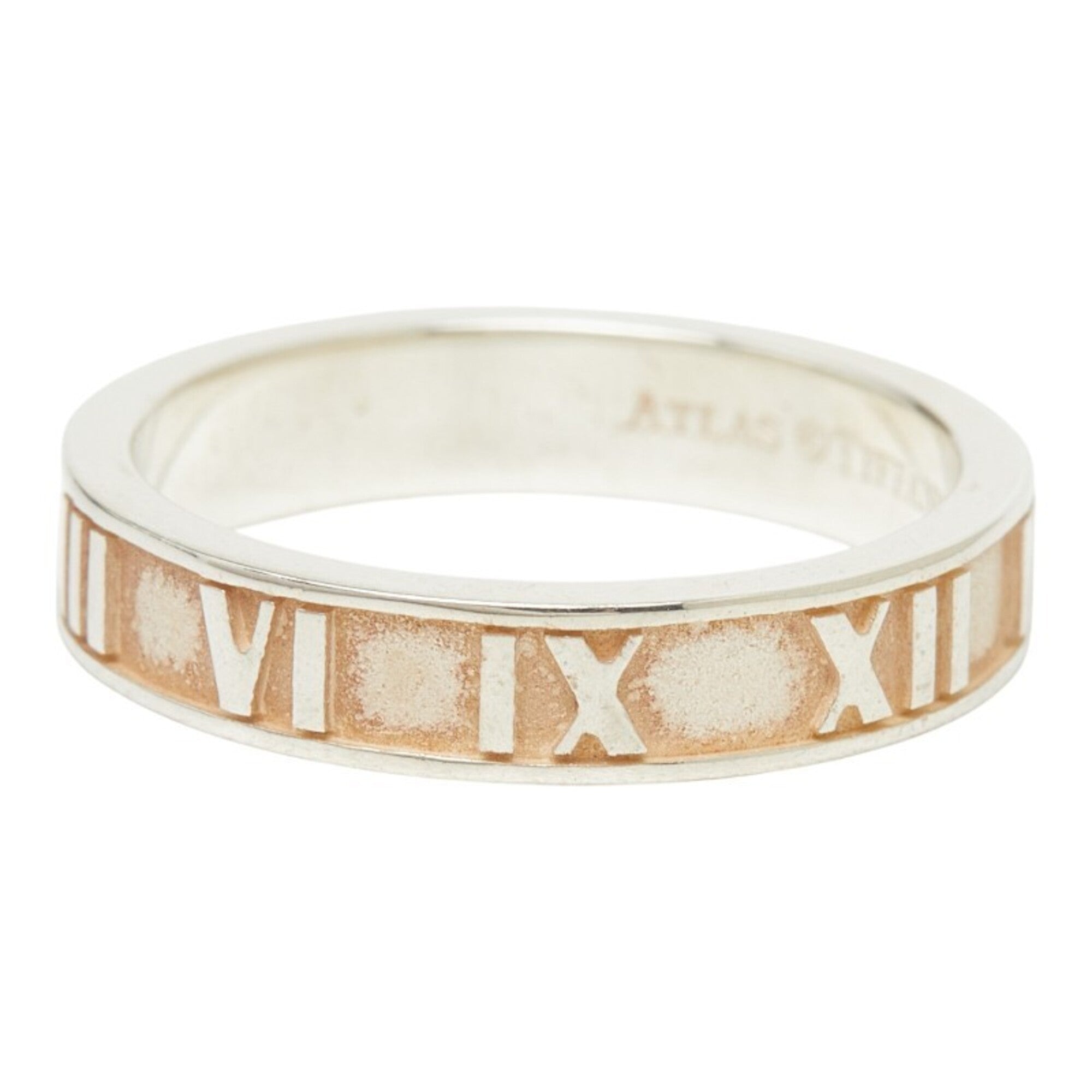 Tiffany Atlas Silver 925 Band Ring (Pre-Owned)