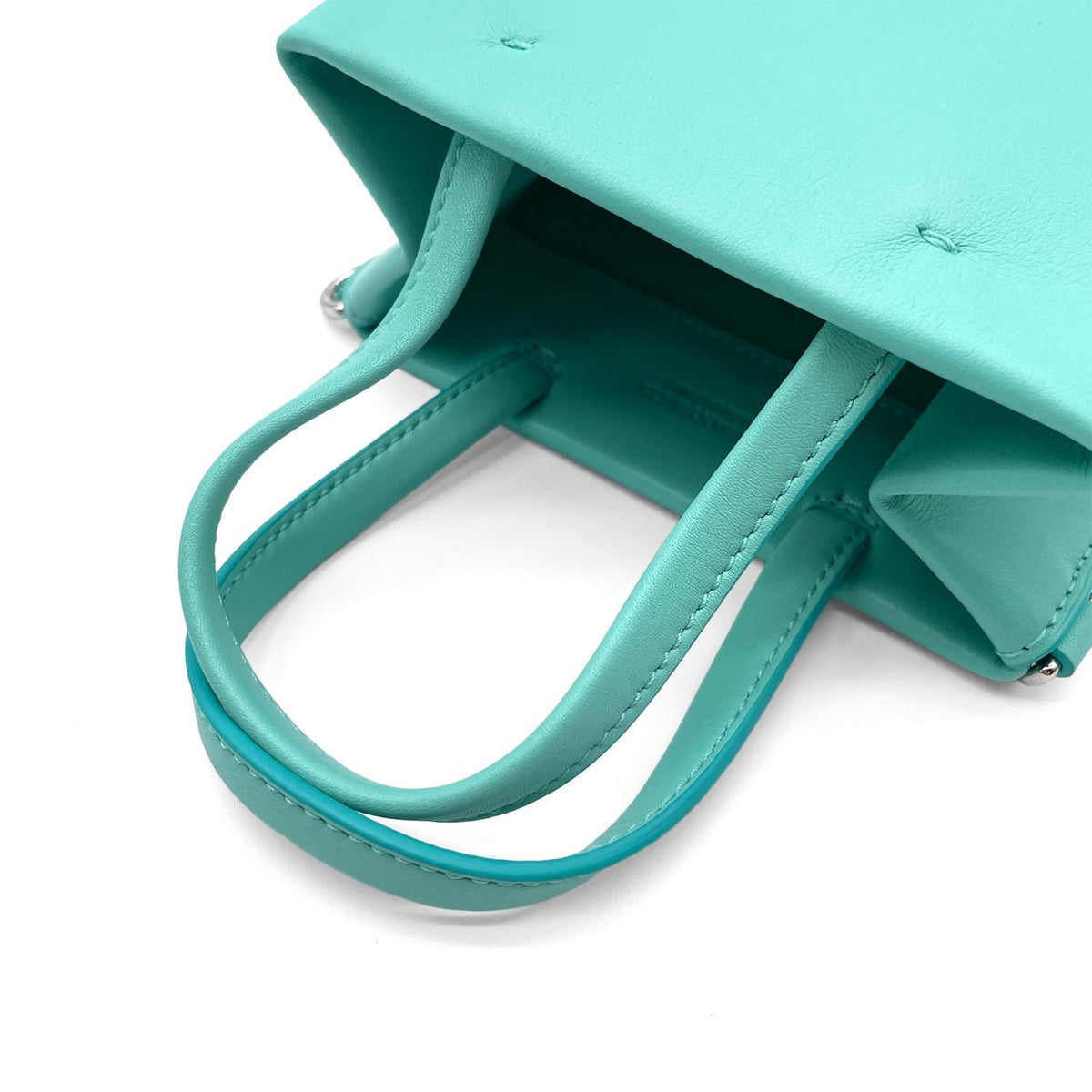 Tiffany Blue Tiffany Blue Leather Handbag (Pre-Owned)