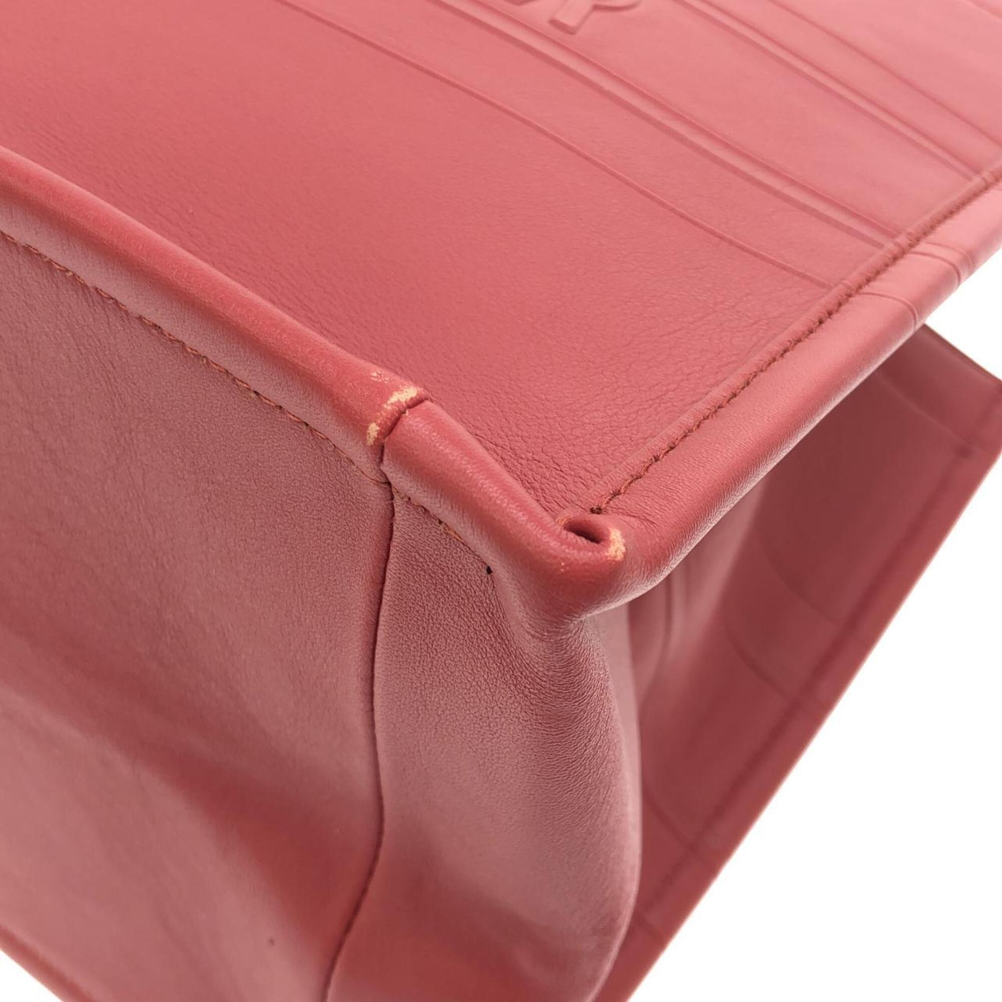 Christian Dior Pink Leather Handbag (Pre-Owned)