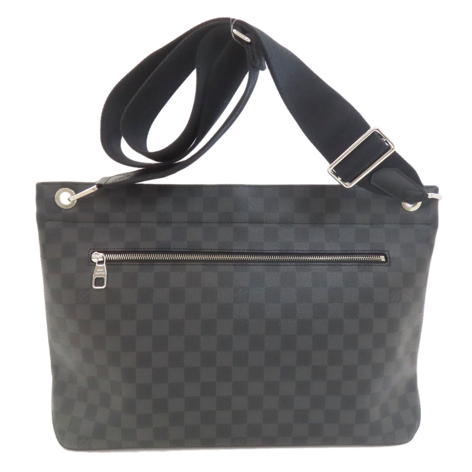 Louis Vuitton Black Damier Canvas Shoulder Bag (Pre-Owned)
