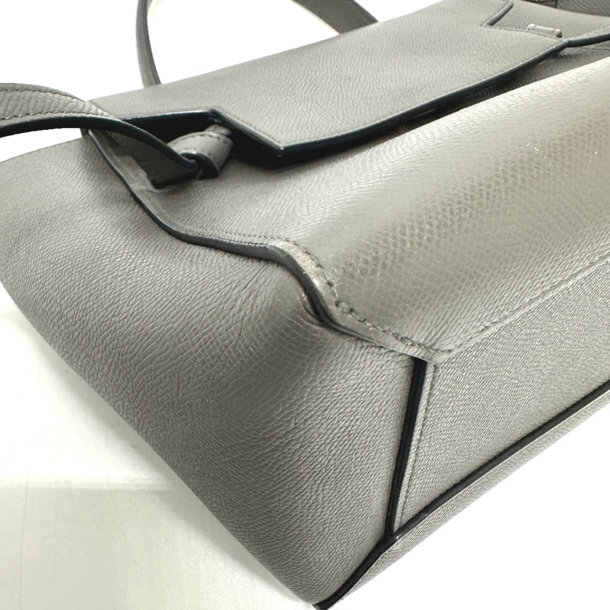 Celine Gray Leather Handbag (Pre-Owned)
