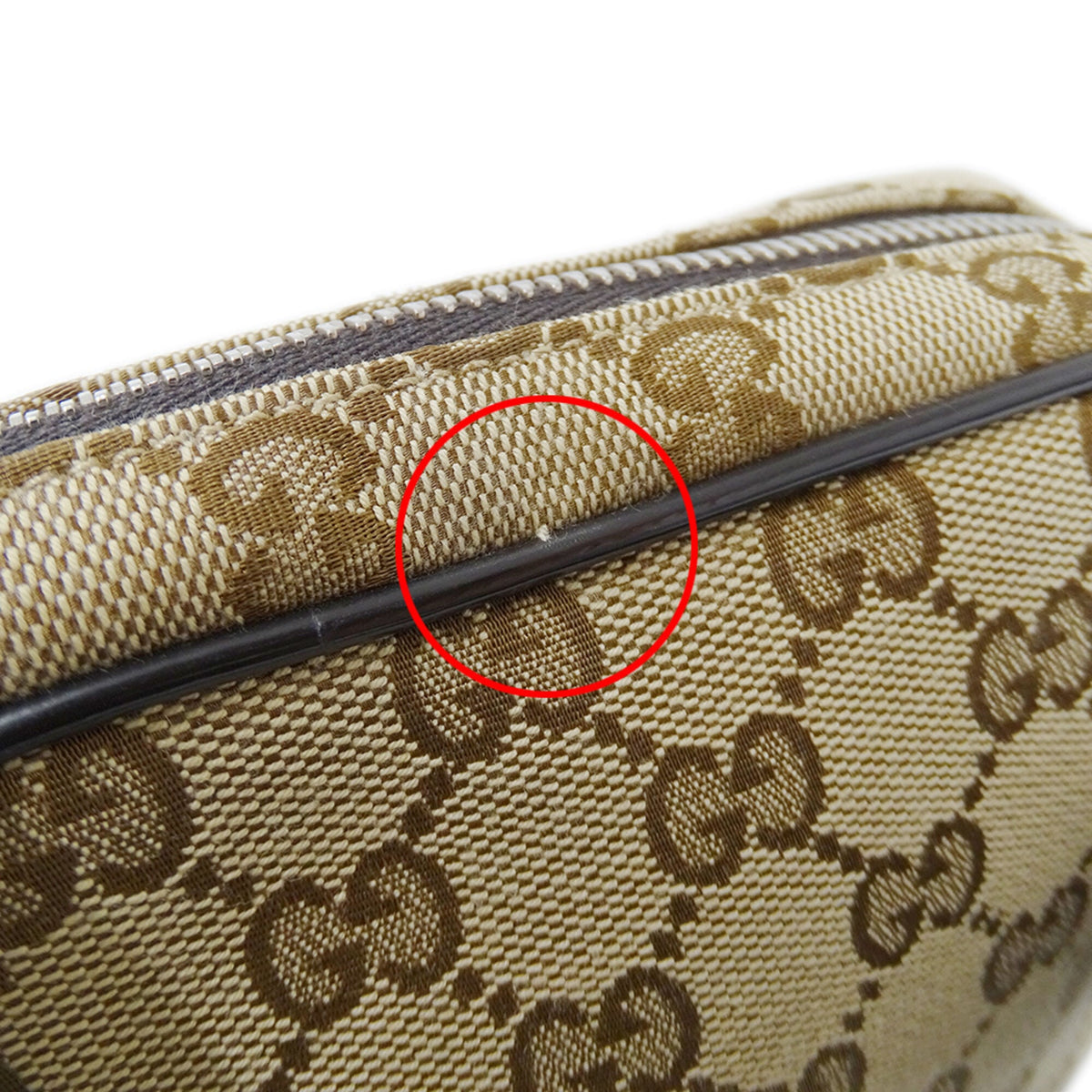 Gucci Beige Brown Gg Supreme Canvas Handbag Sling Bag (Pre-Owned)