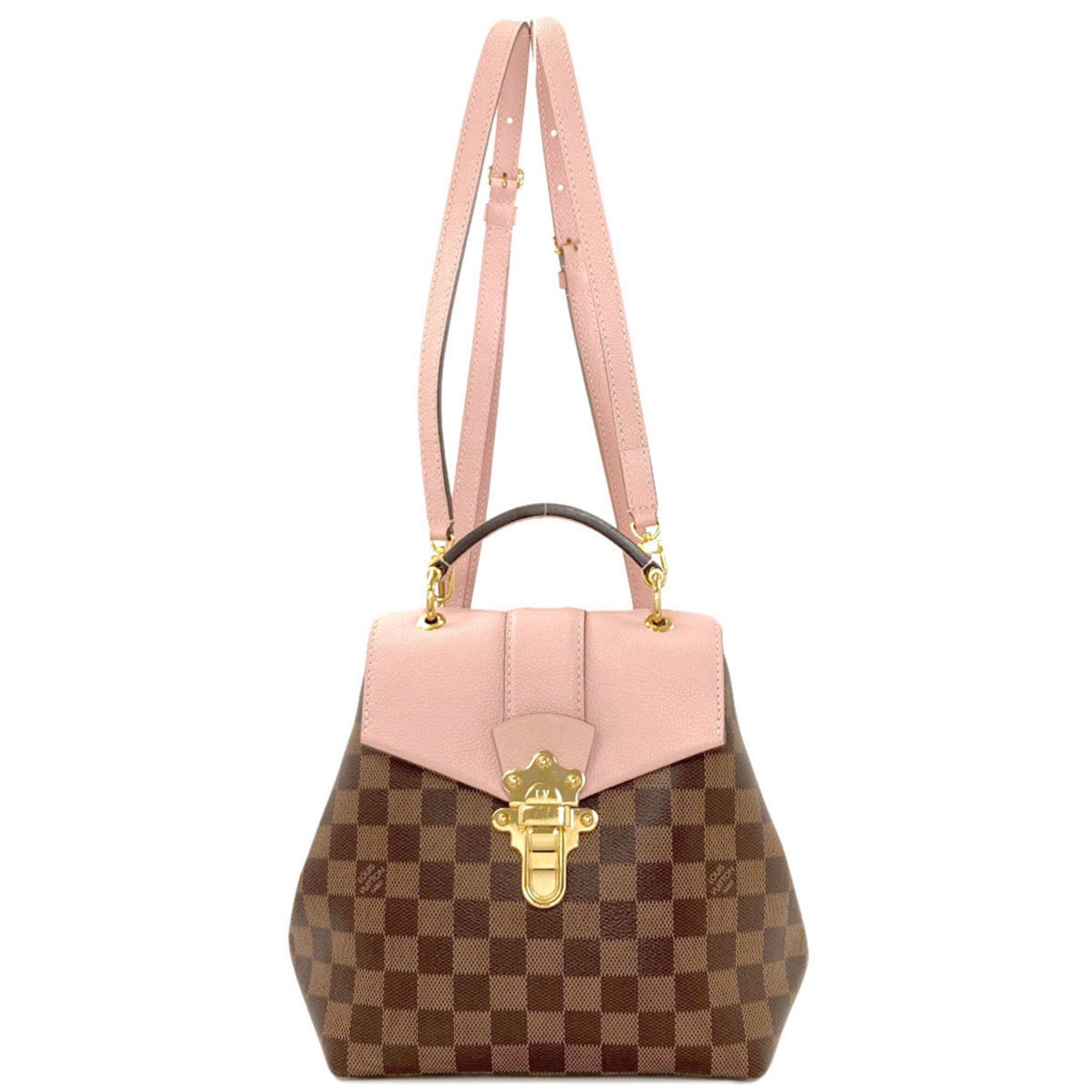 Louis Vuitton Damier Damier Canvas Ebene Magnolia Damier Canvas Backpack (Pre-Owned)
