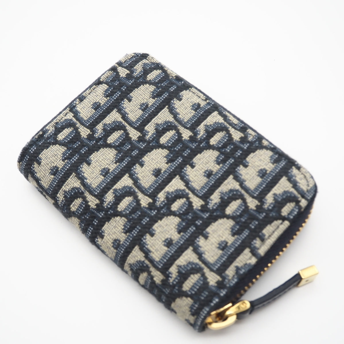 Christian Dior Cotton Leather Coin Purse/Coin Case (Pre-Owned)
