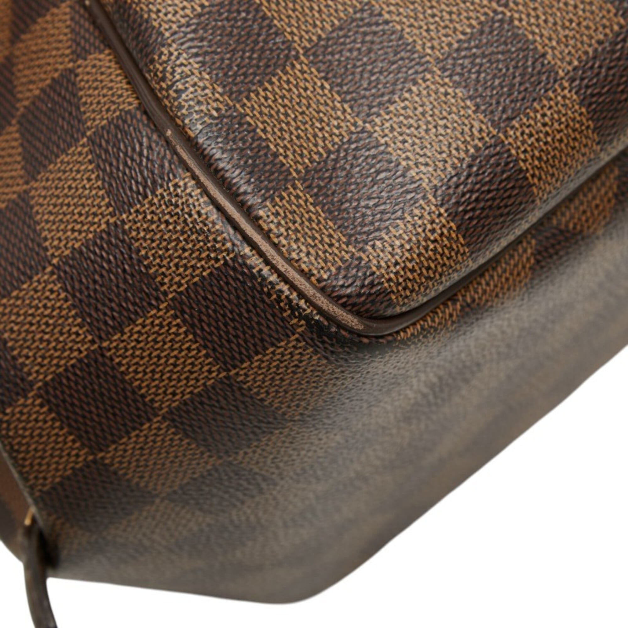 Louis Vuitton Damier Brown Pvc Leather Shoulder Bag (Pre-Owned)