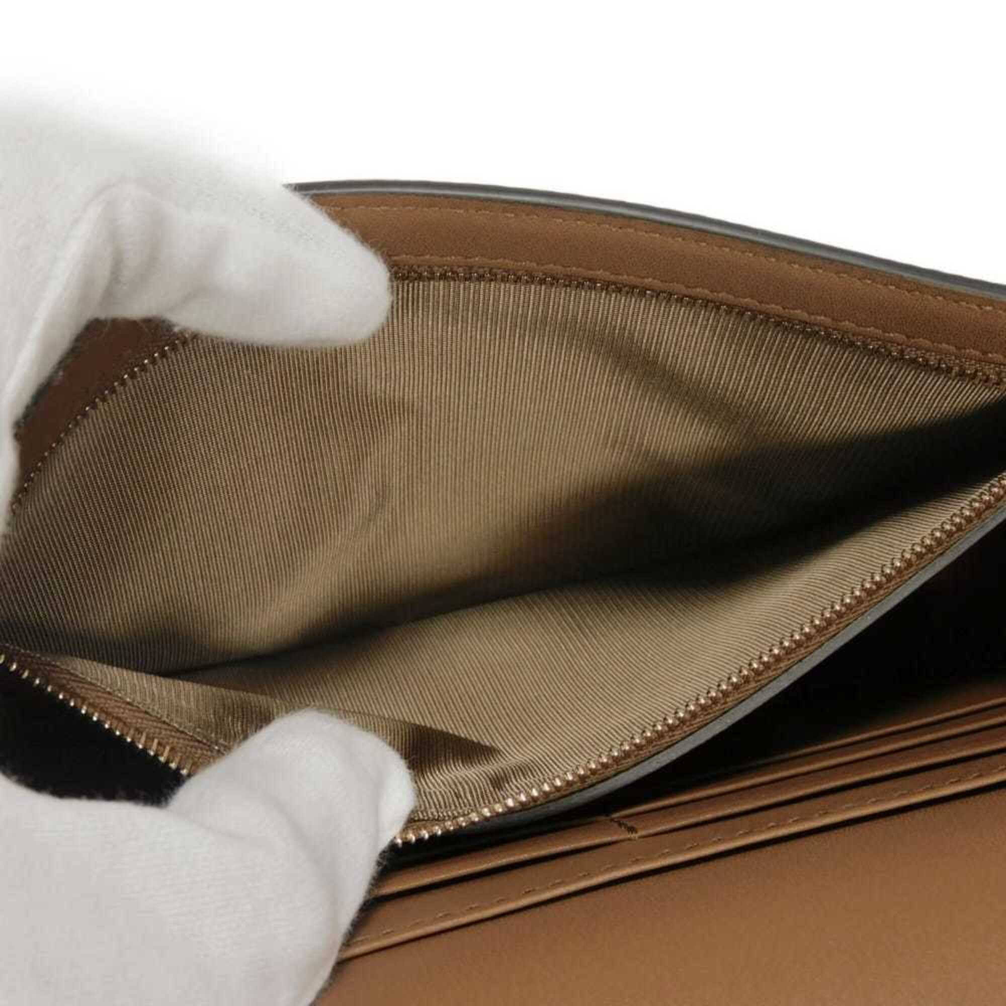 Gucci Beige Gg Supreme Leather Shoulder Bag (Pre-Owned)