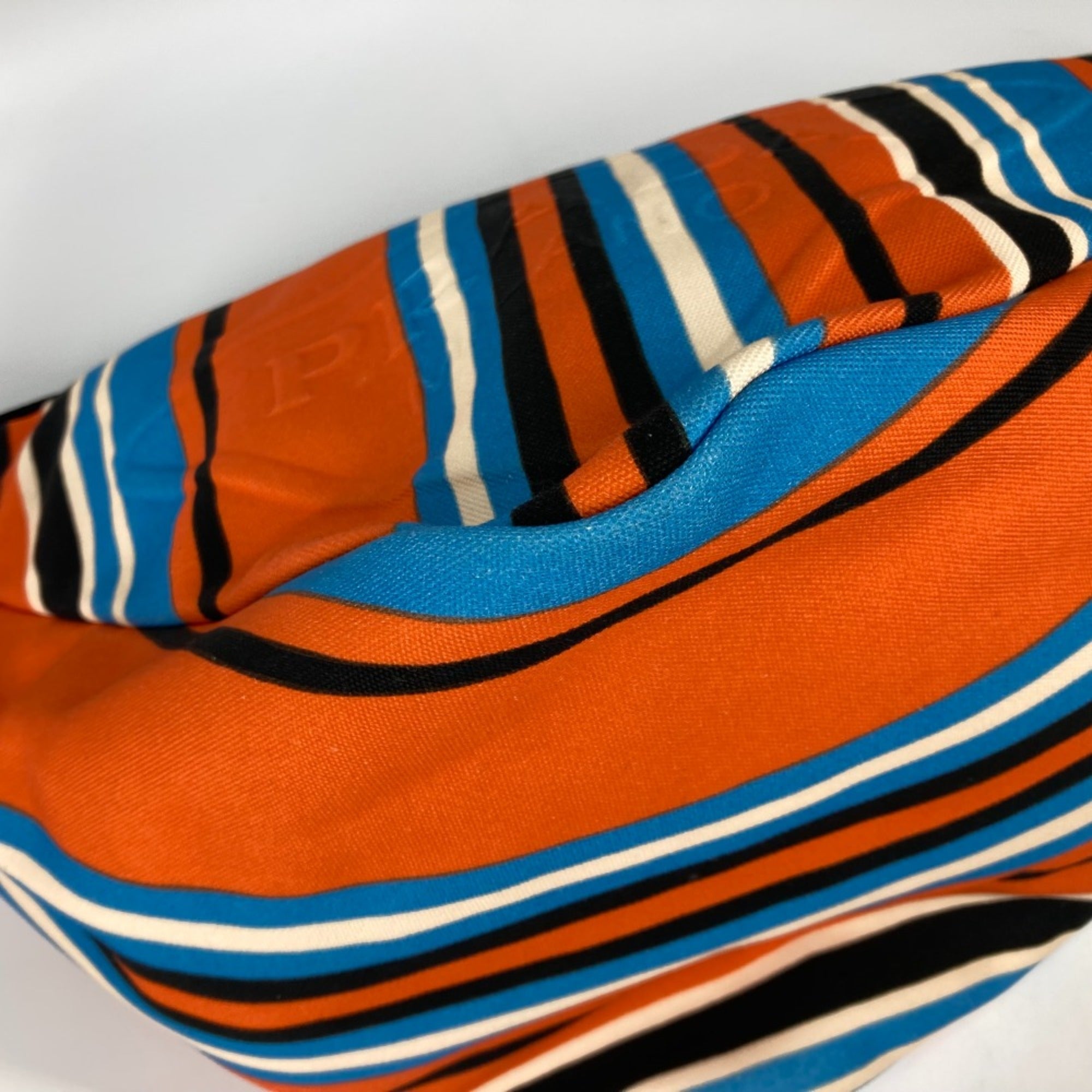 Prada Orange Cloth Shoulder Bag (Pre-Owned)