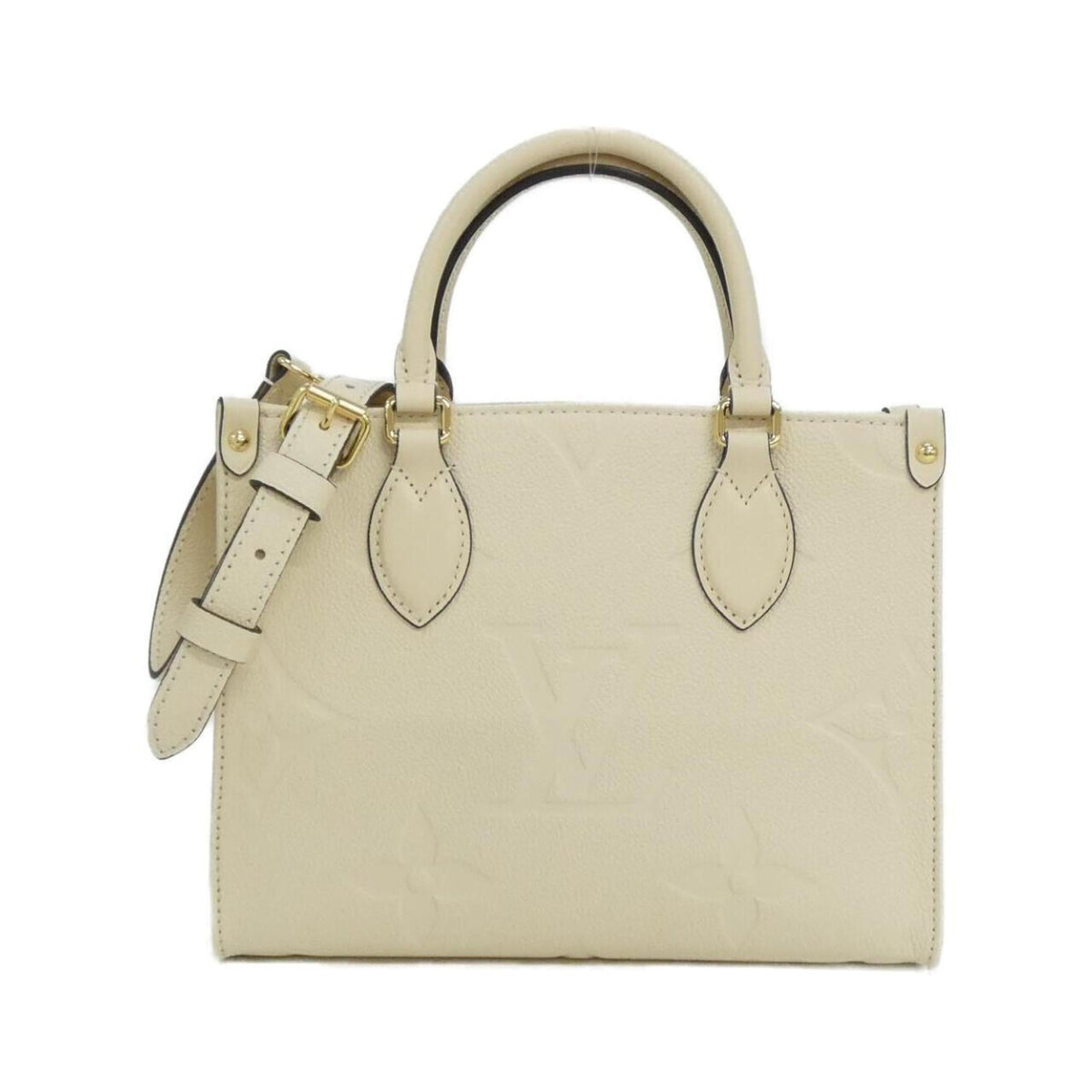 Louis Vuitton Beige Leather Handbag (Pre-Owned)