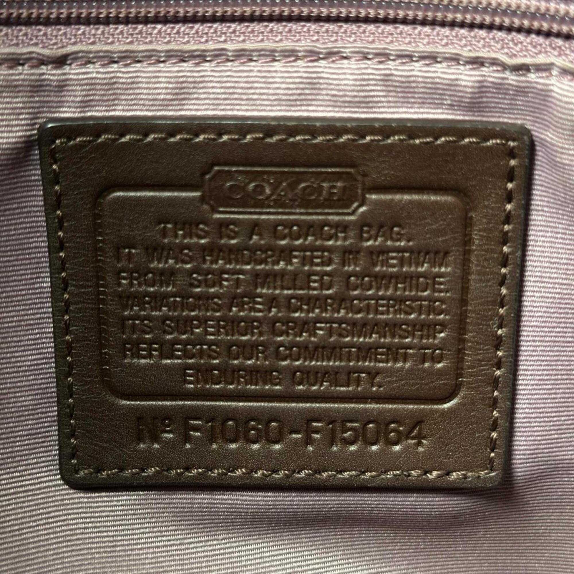 Coach Brown Leather Handbag Shoulder Bag (Pre-Owned)