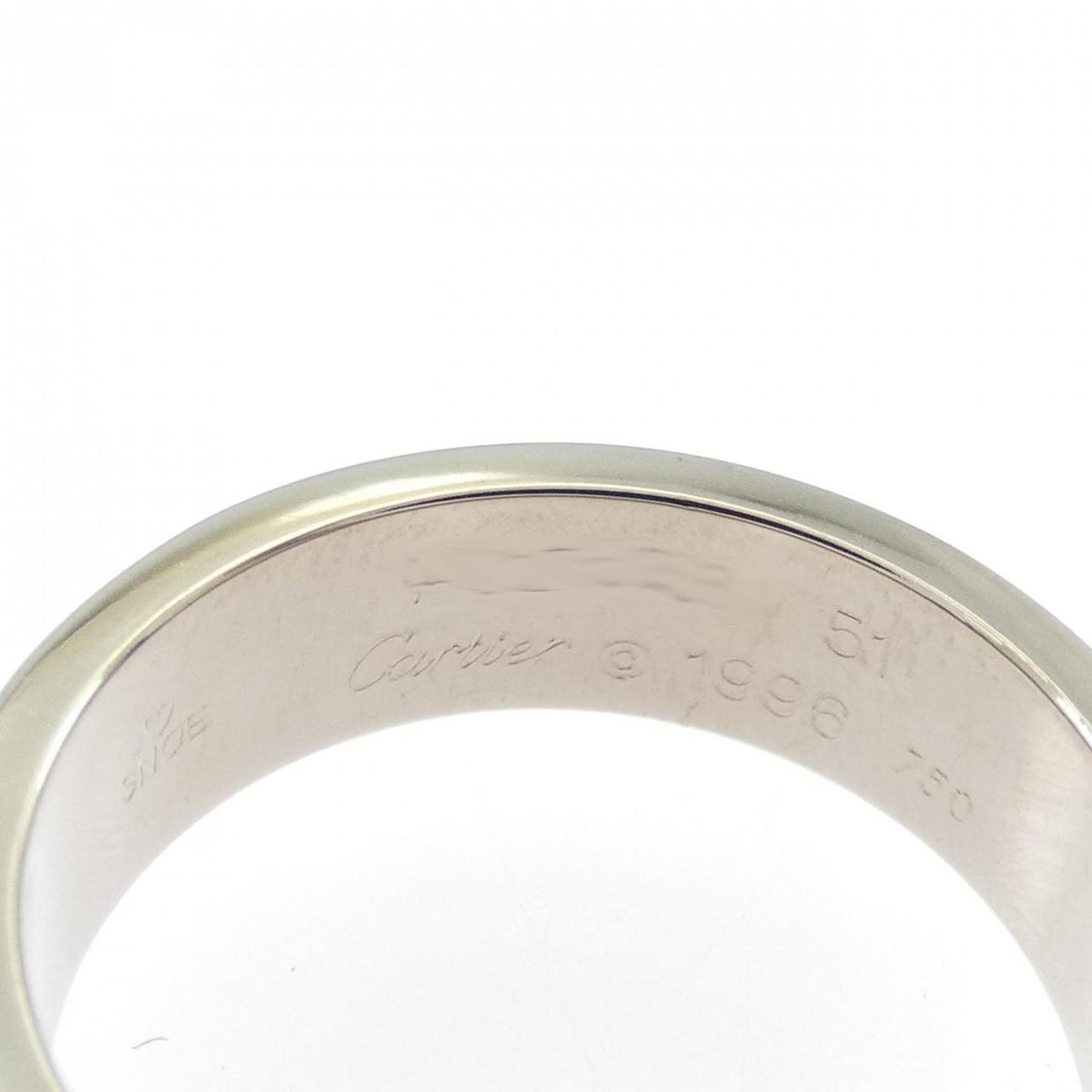 Cartier Love White Gold (18K) Band Ring (Pre-Owned)