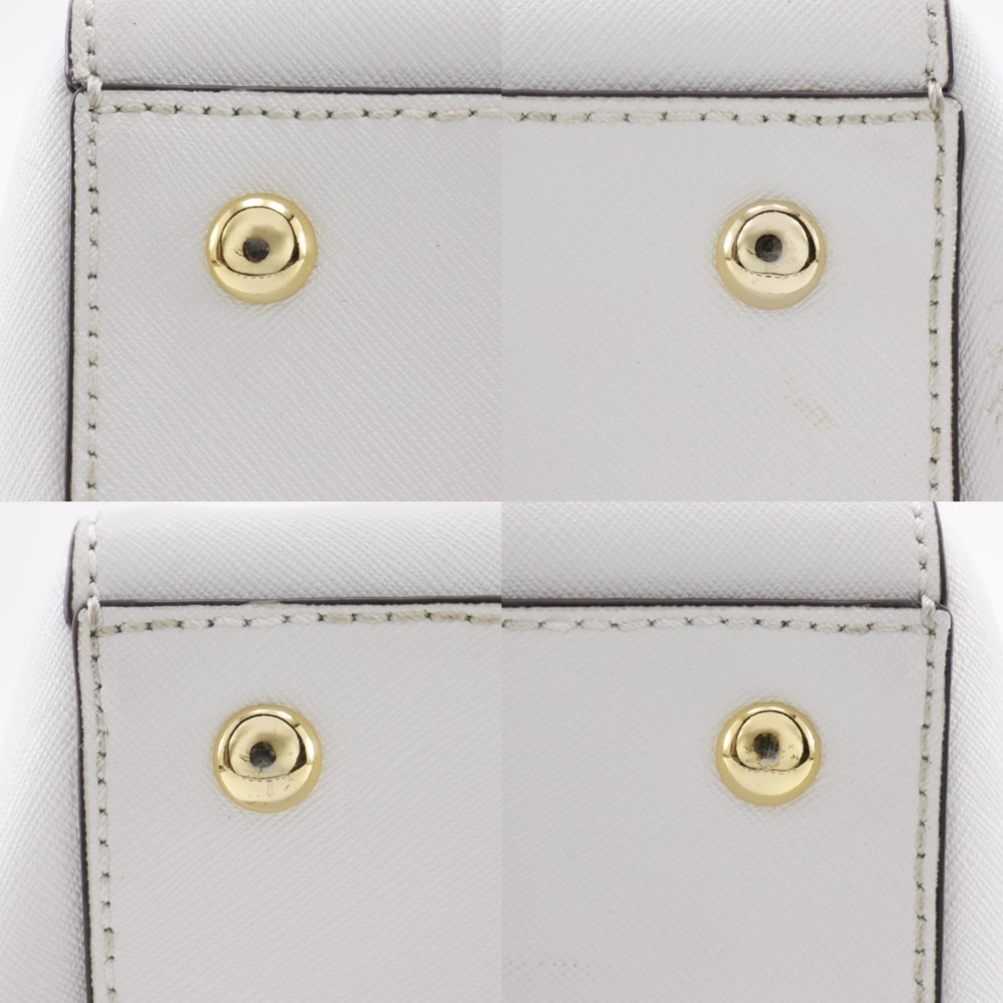 Michael Kors White Leather Handbag (Pre-Owned)