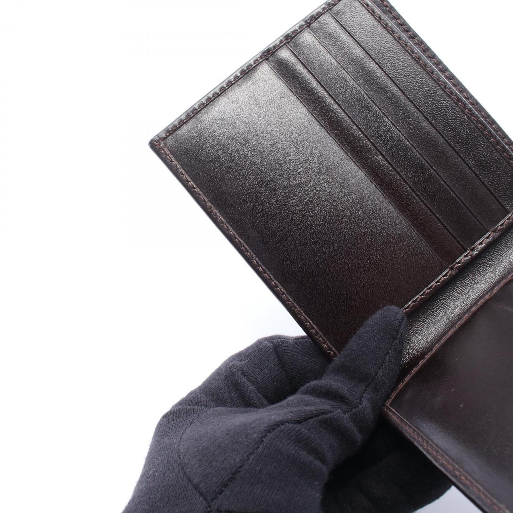 Fendi Brown Canvas Leather Wallet (Bi-Fold) (Pre-Owned)