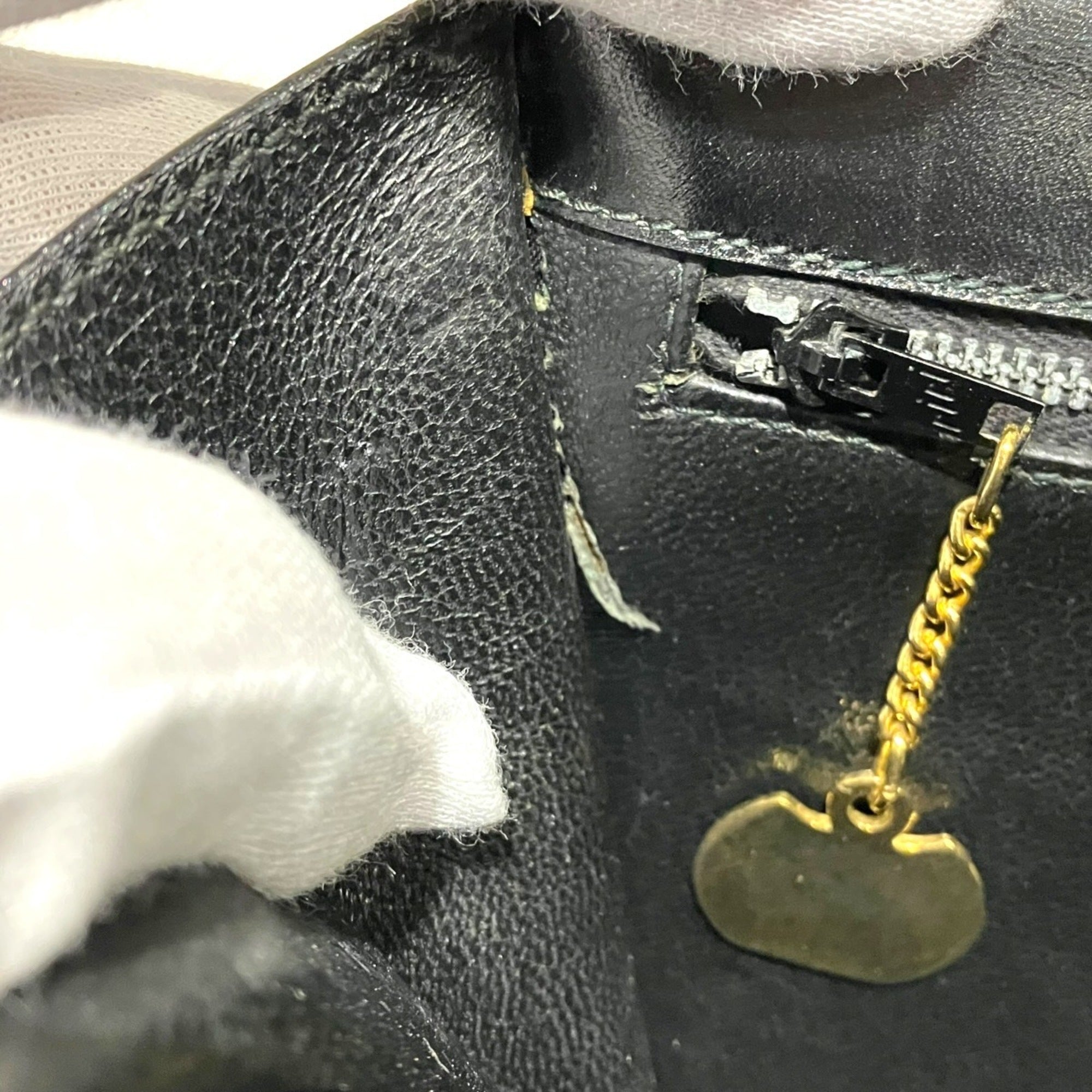 Celine Black Leather Handbag (Pre-Owned)