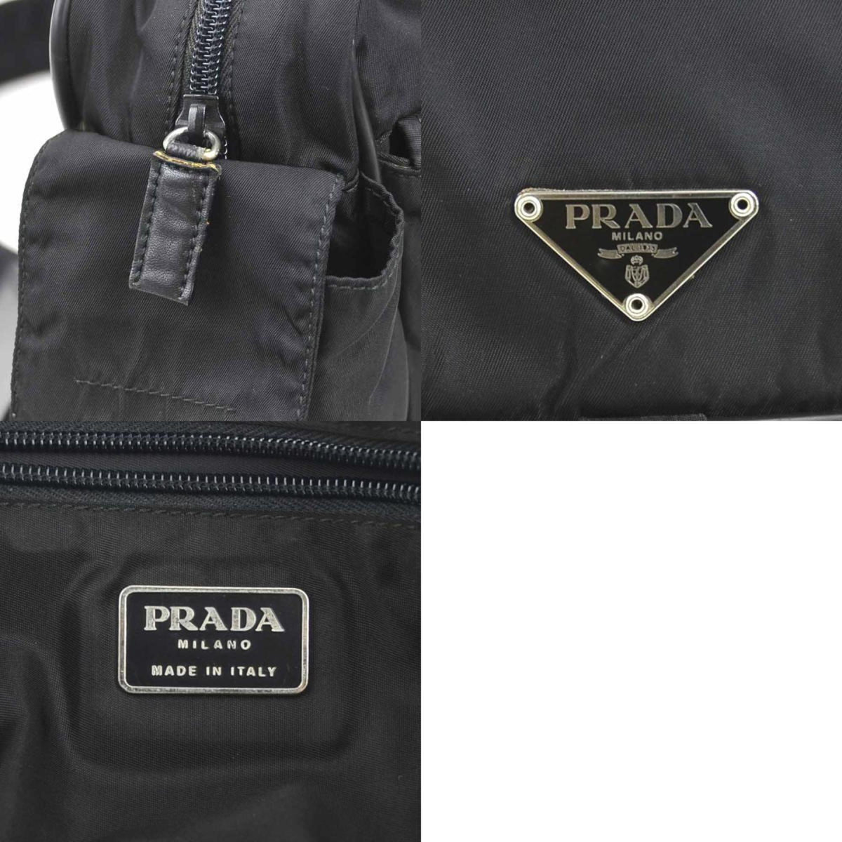 Prada Black Nylon Handbag (Pre-Owned)