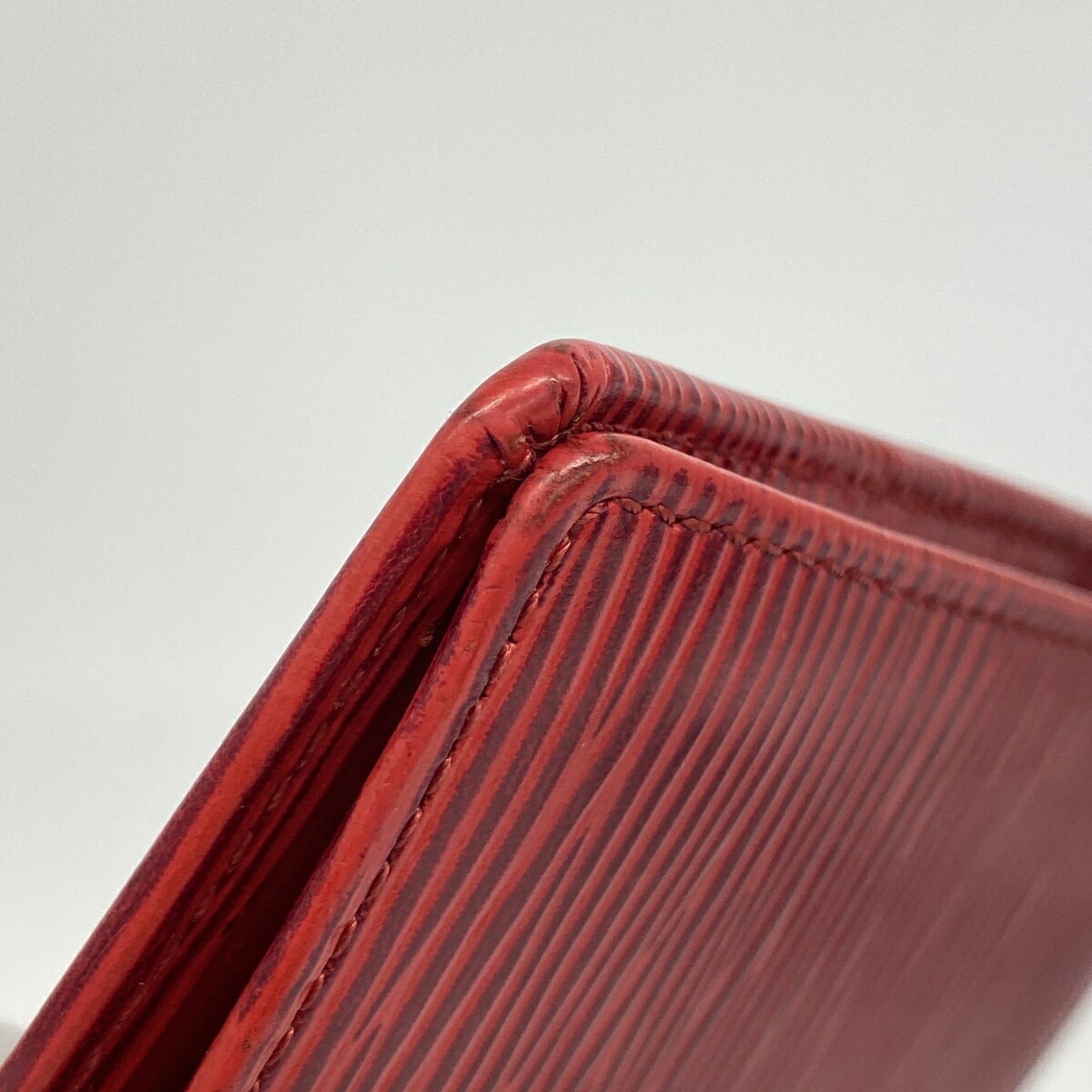 Louis Vuitton Castilian Red Wallet (Bi-Fold) (Pre-Owned)