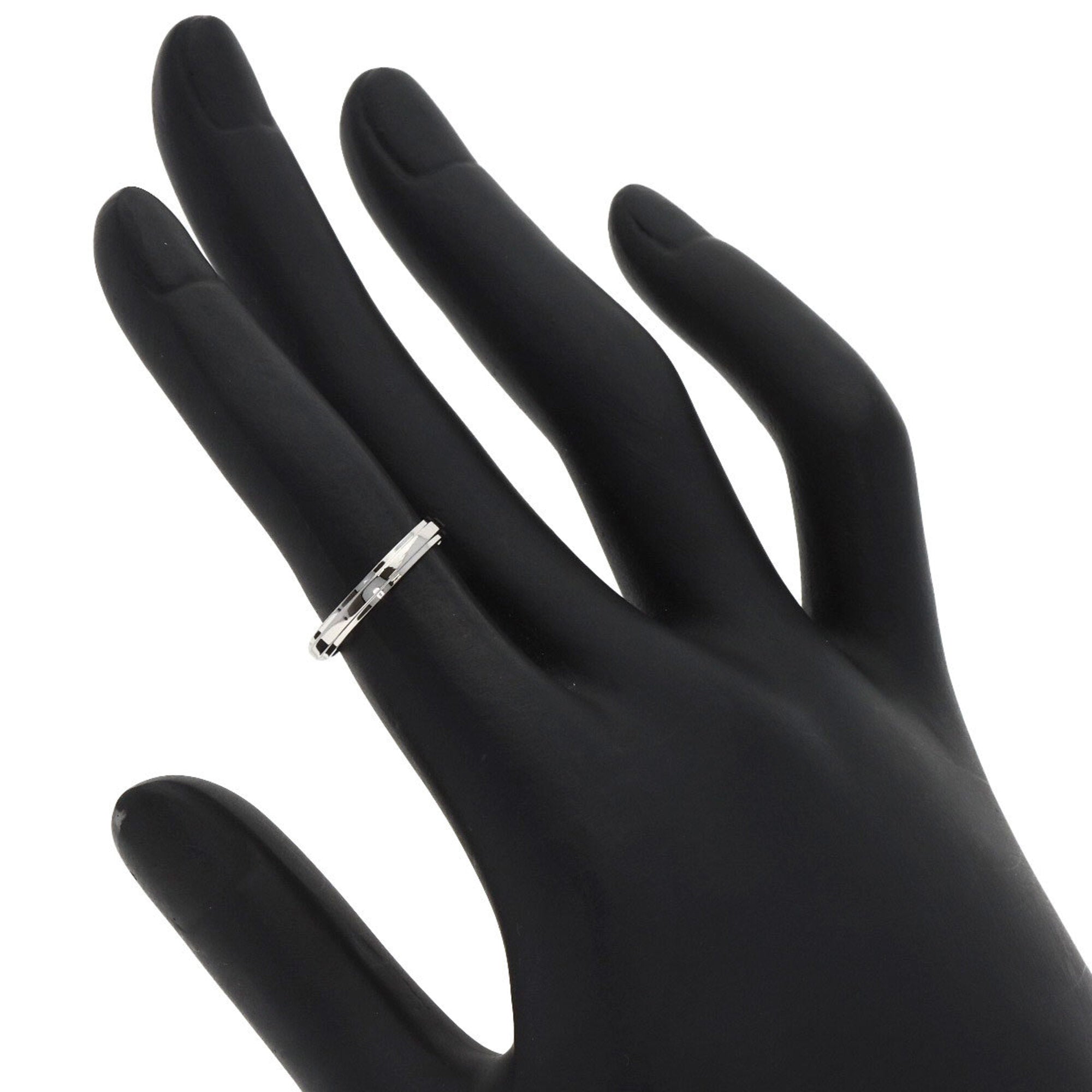 Cartier Platinum Platinum 950 Band Ring (Pre-Owned)