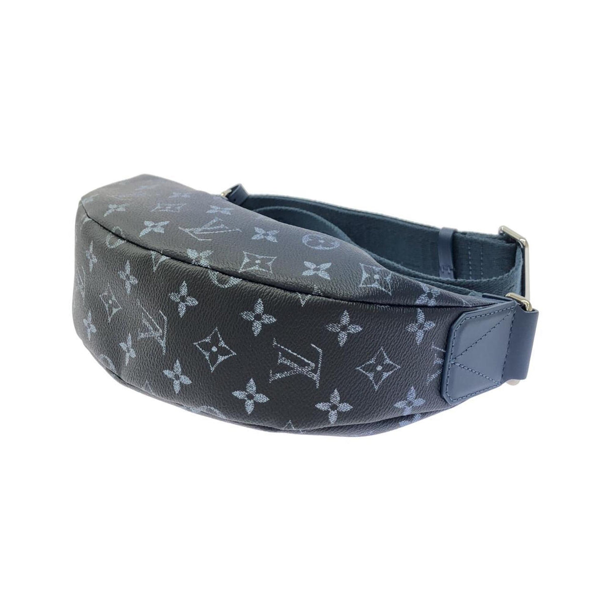 Louis Vuitton Blue Navy Coated Canvas Shoulder Bag (Pre-Owned)