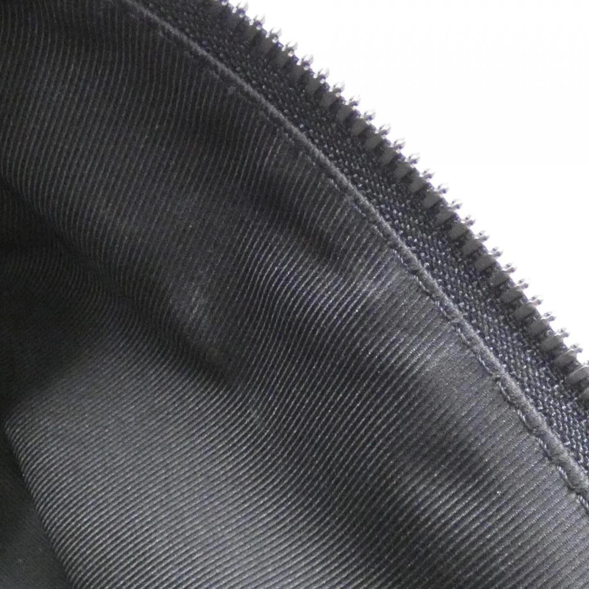 Louis Vuitton Black Coated Canvas Backpack (Pre-Owned)