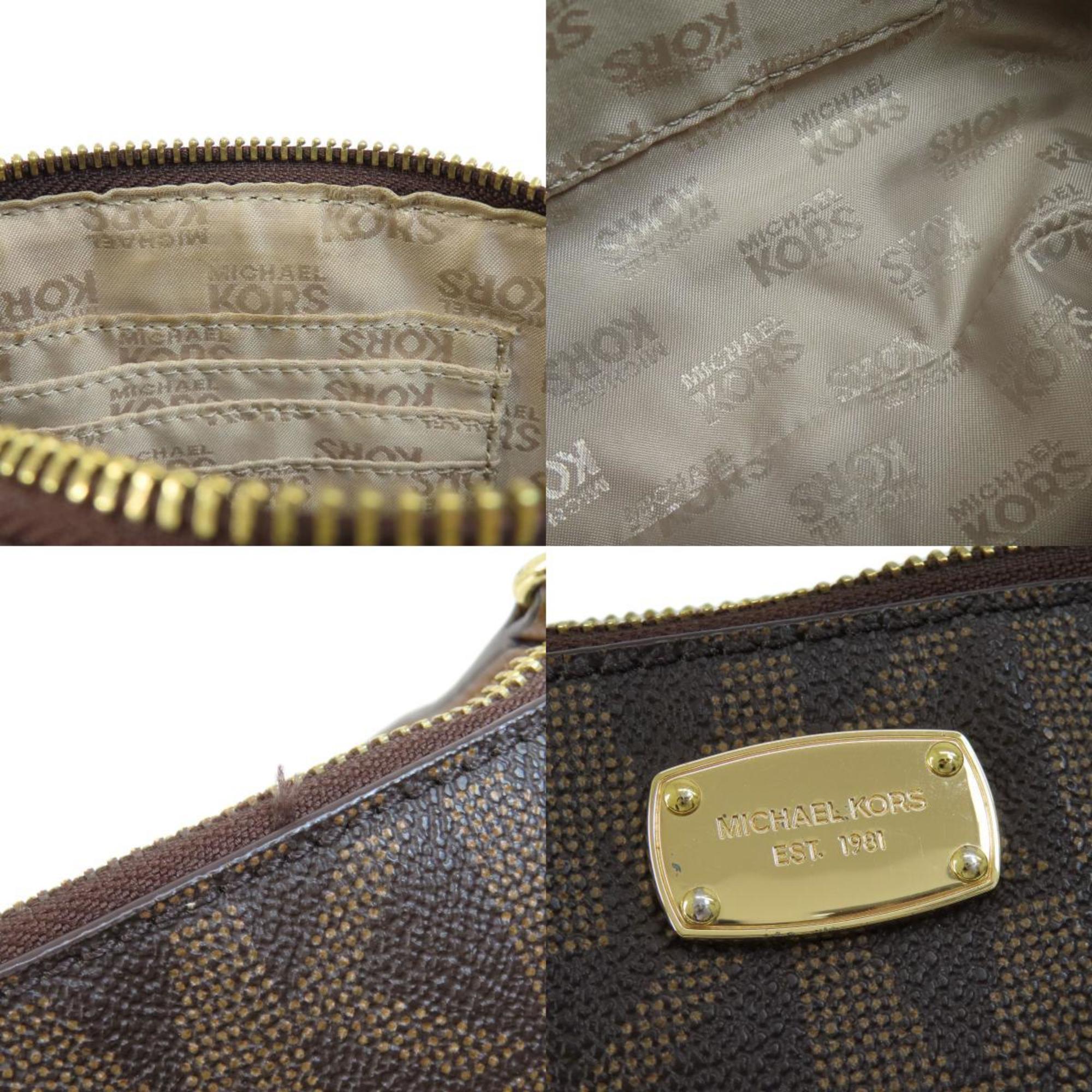 Michael Kors Brown Pvc Handbag (Pre-Owned)