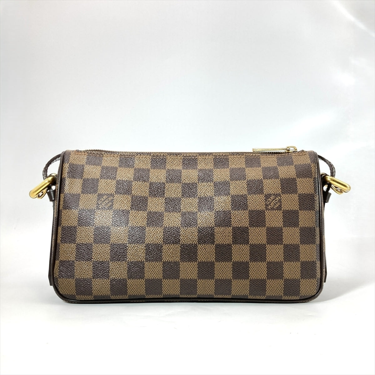Louis Vuitton Damier Brown Damier Canvas Ebene Damier Canvas Shoulder Bag (Pre-Owned)