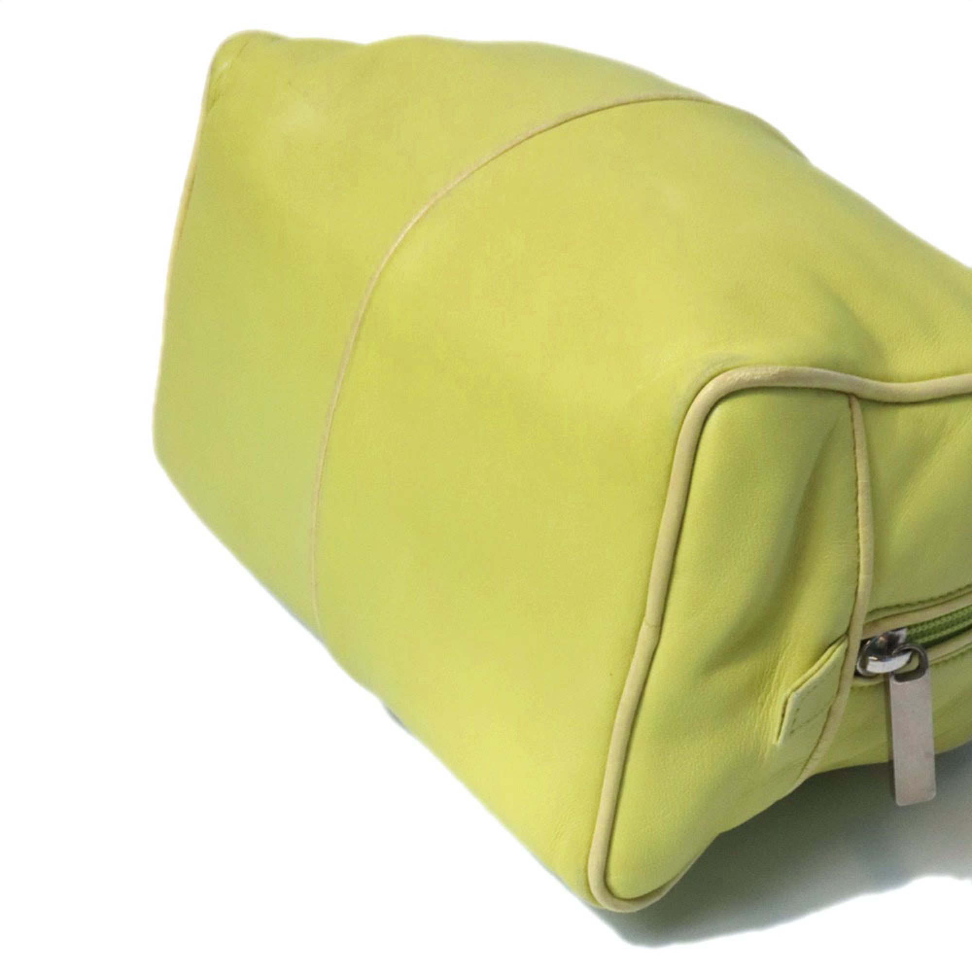 Loewe Green Leather Handbag (Pre-Owned)