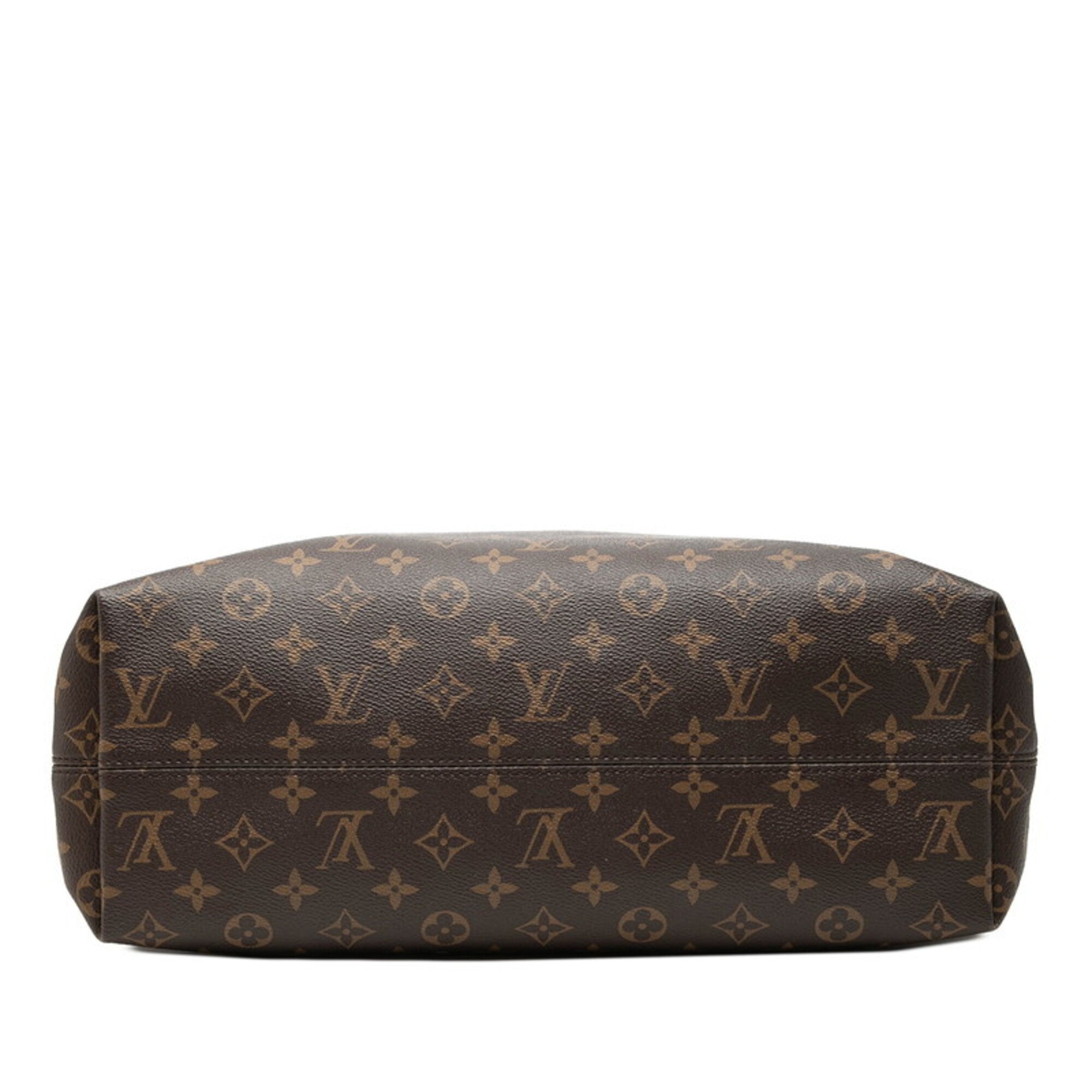 Louis Vuitton Brown Pvc Leather Shoulder Bag (Pre-Owned)