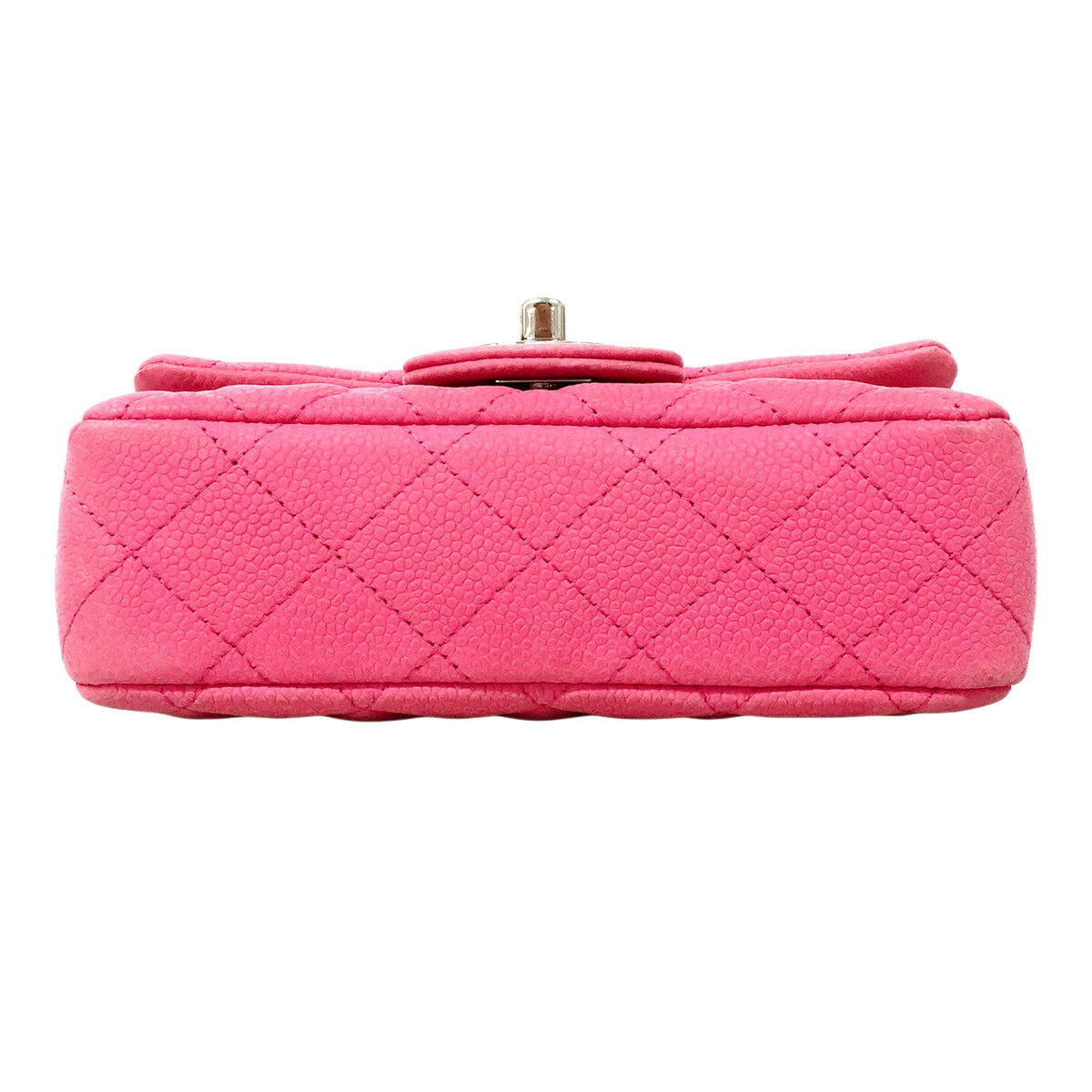 Chanel Pink Grained Calfskin Shoulder Bag (Pre-Owned)