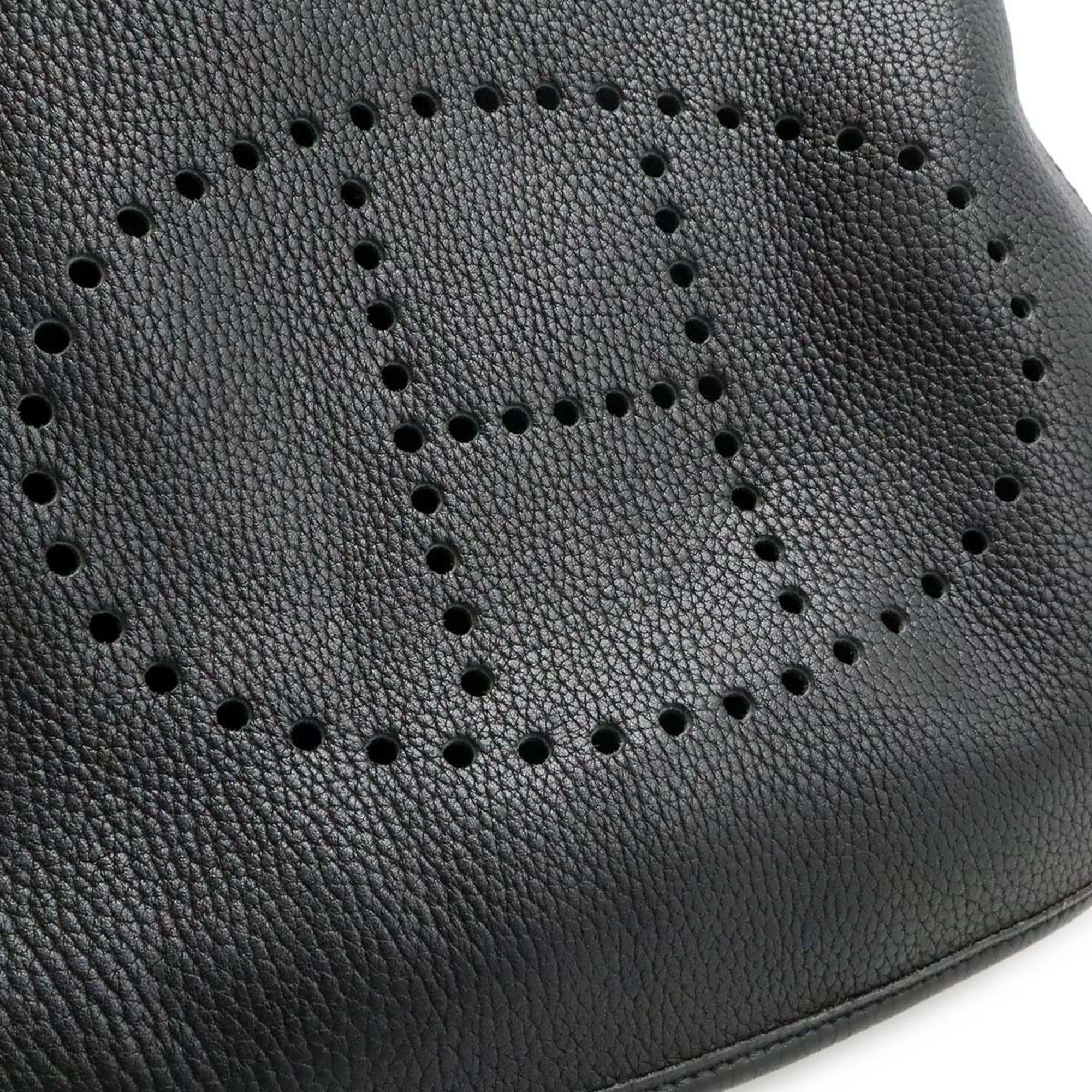 Hermes Black Togo Leather Shoulder Bag (Pre-Owned)