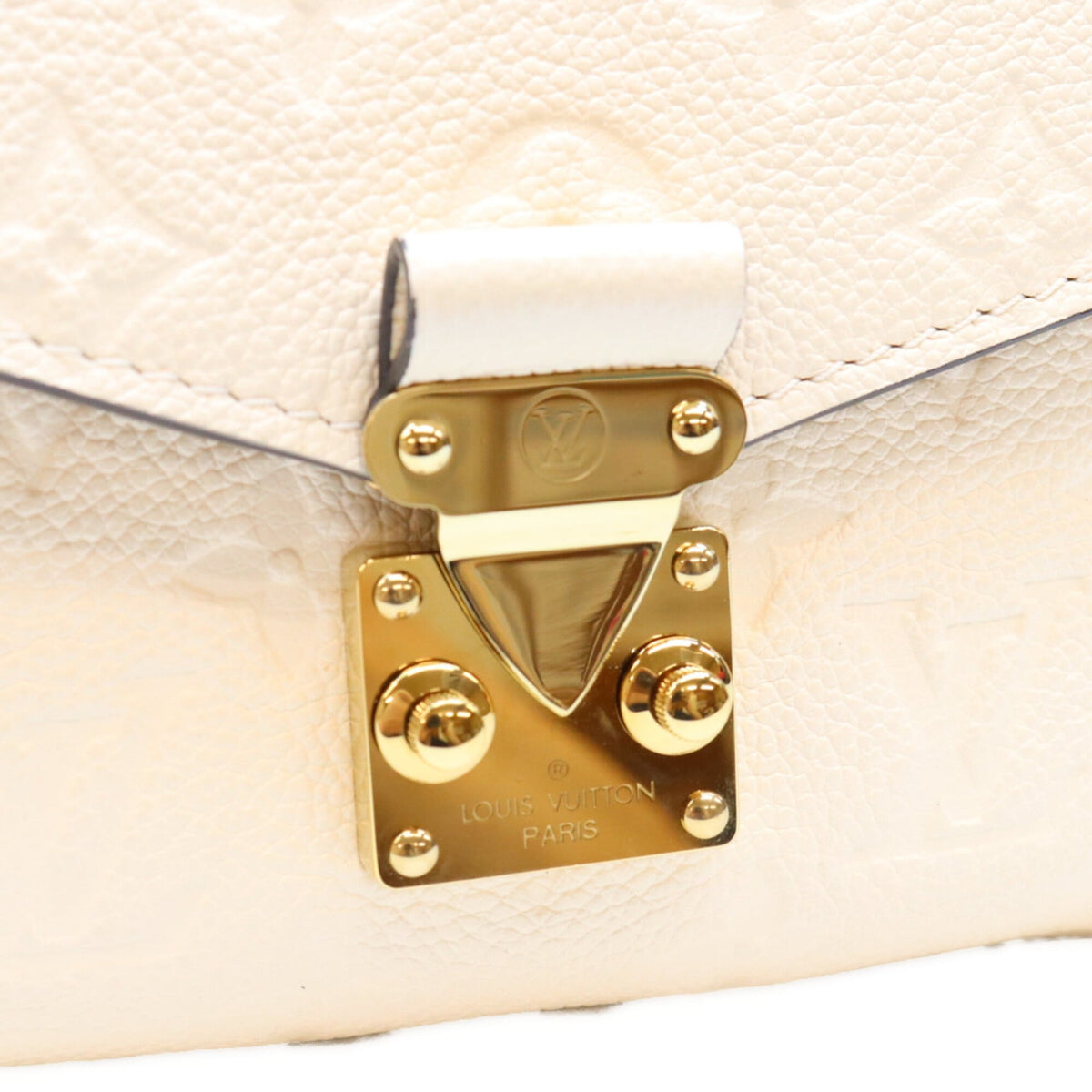 Louis Vuitton Beige Monogram Empreinte Shoulder Bag (Pre-Owned)