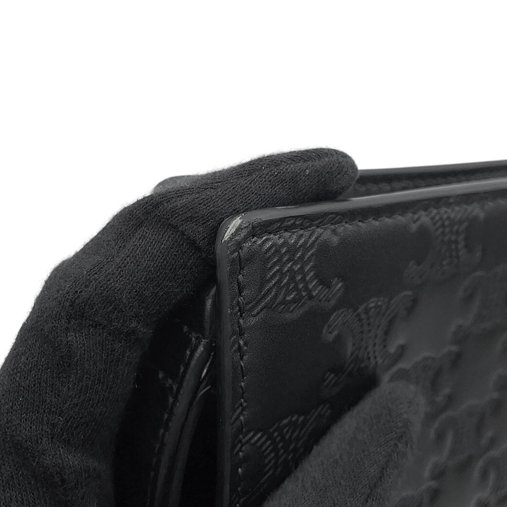 Celine Black Leather Clutch Bag (Pre-Owned)