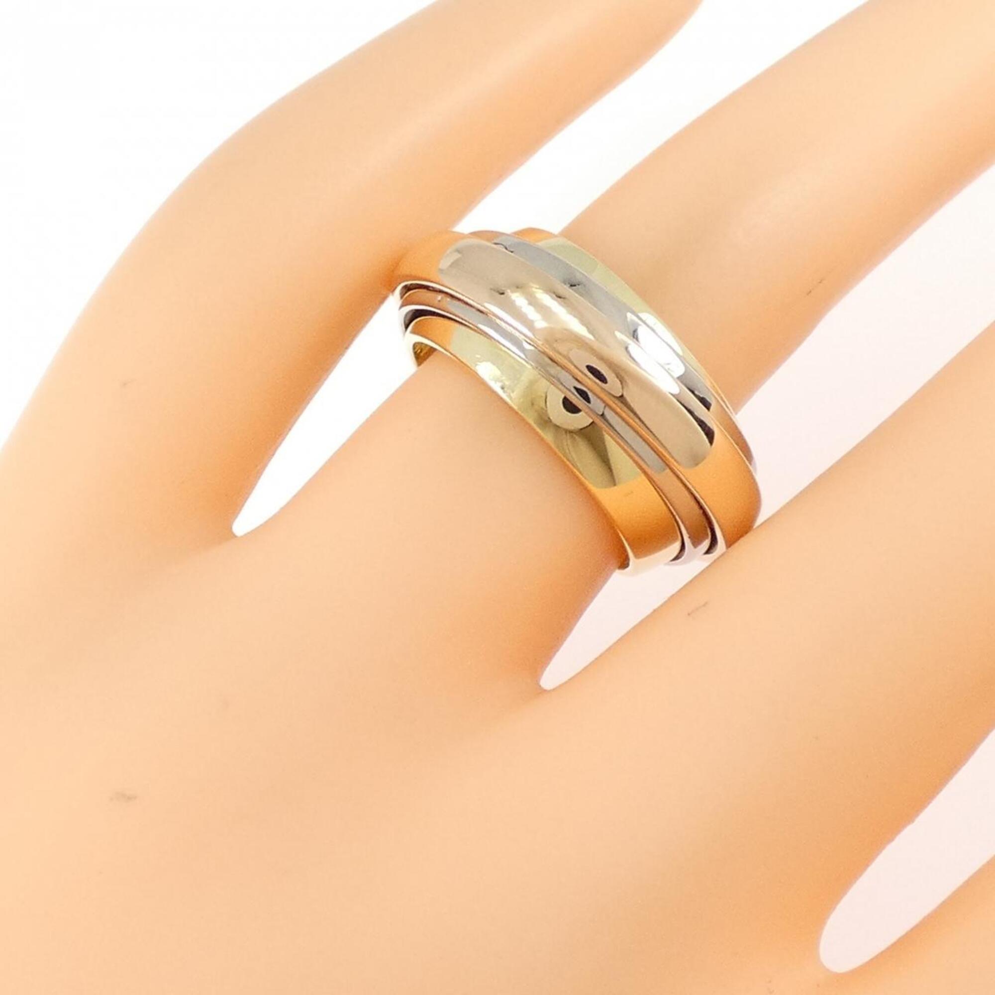 Cartier Trinity Pink White Yellow Band Ring (Pre-Owned)