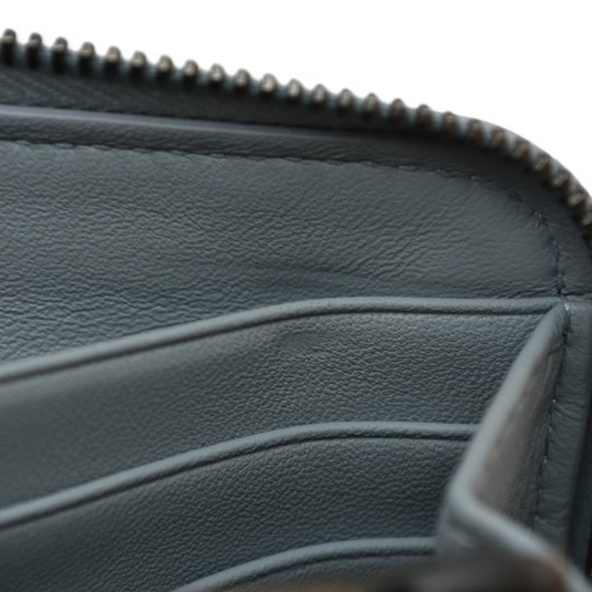 Bottega Veneta Intrecciato Blue Long Wallet (Bi-Fold) (Pre-Owned)