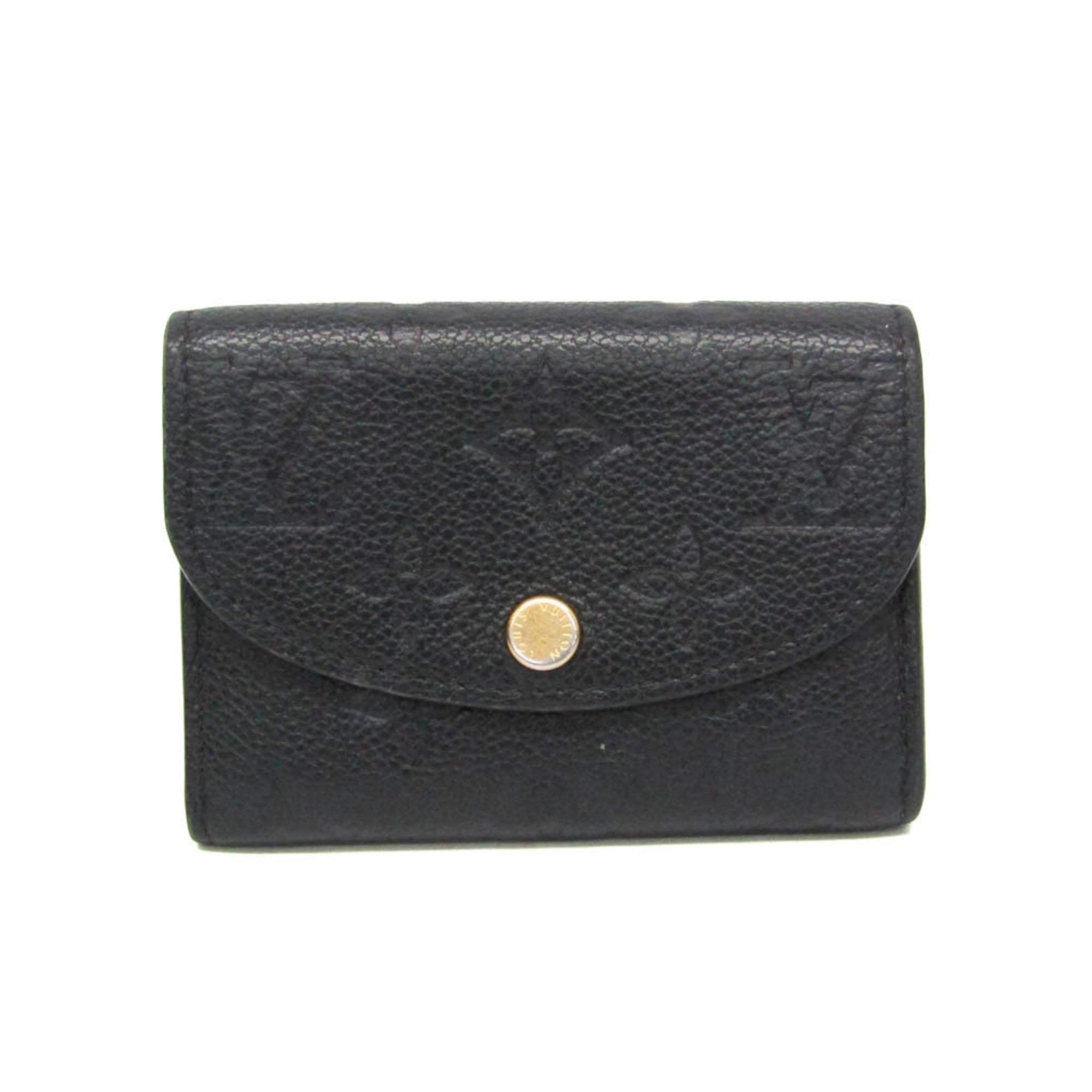 Louis Vuitton Rosalie Flap Coin Purse Limited Edition Vivienne Damier Black Leather Wallets Accessory (Pre-Owned)