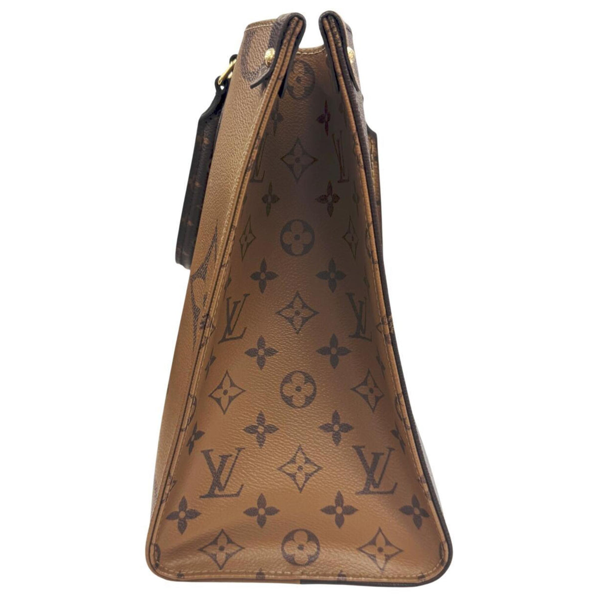 Louis Vuitton Brown Monogram Handbag Tote Bag (Pre-Owned)