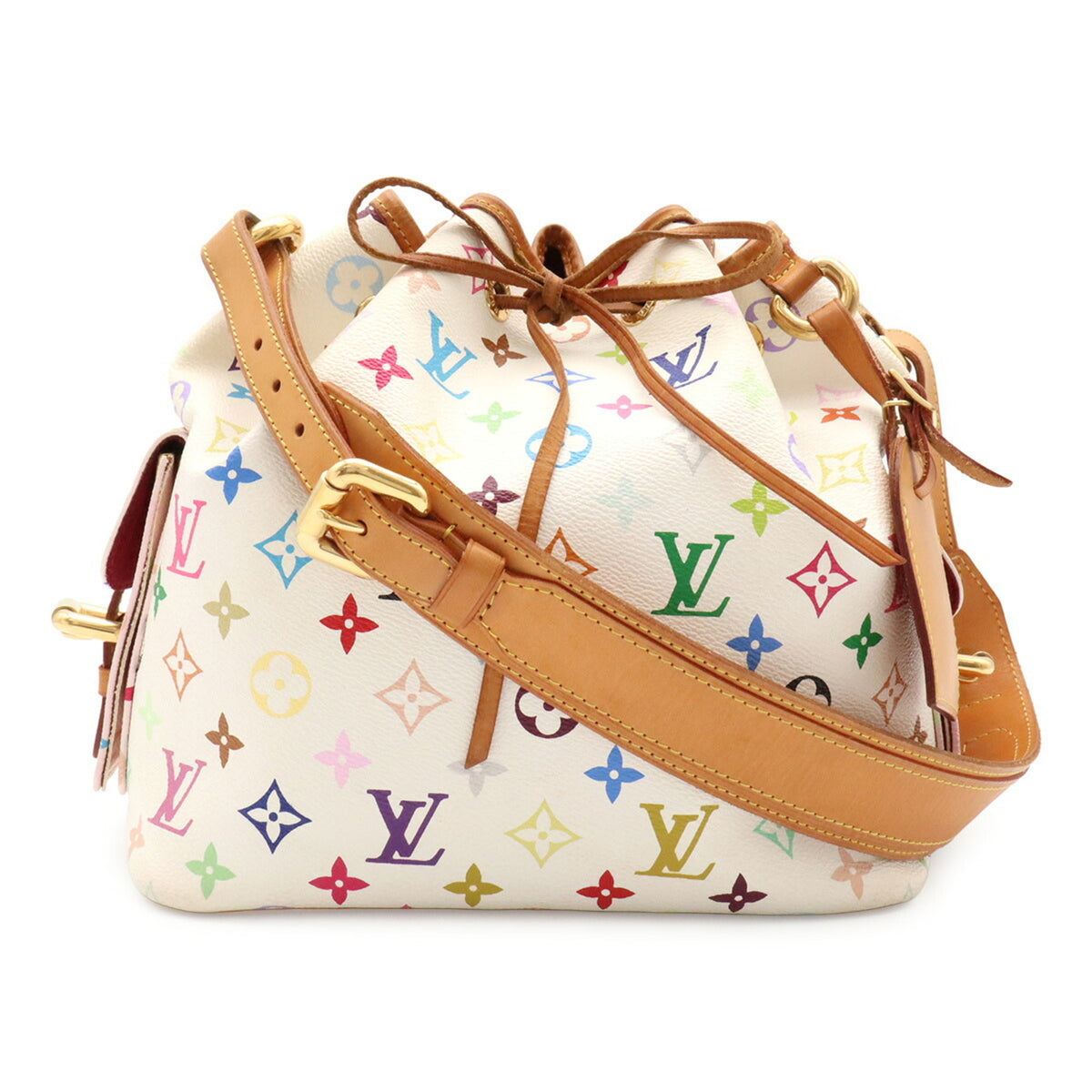 Louis Vuitton Blanc Monogram Multi-Color White Monogram Multicolore Shoulder Bag (Pre-Owned)
